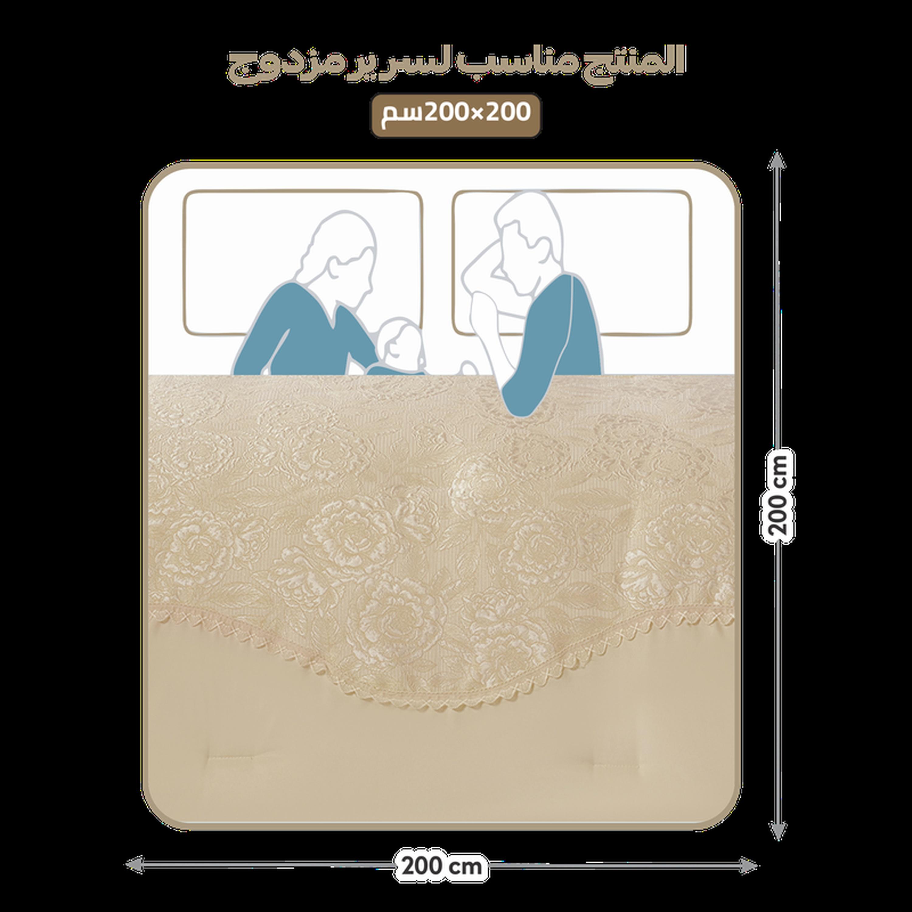 طقم لحاف بطبعات 8 قطع كينج من دونيتيلا - 260×240 سم-household-bedding-comfortersandbedspreads-comforters-image-45