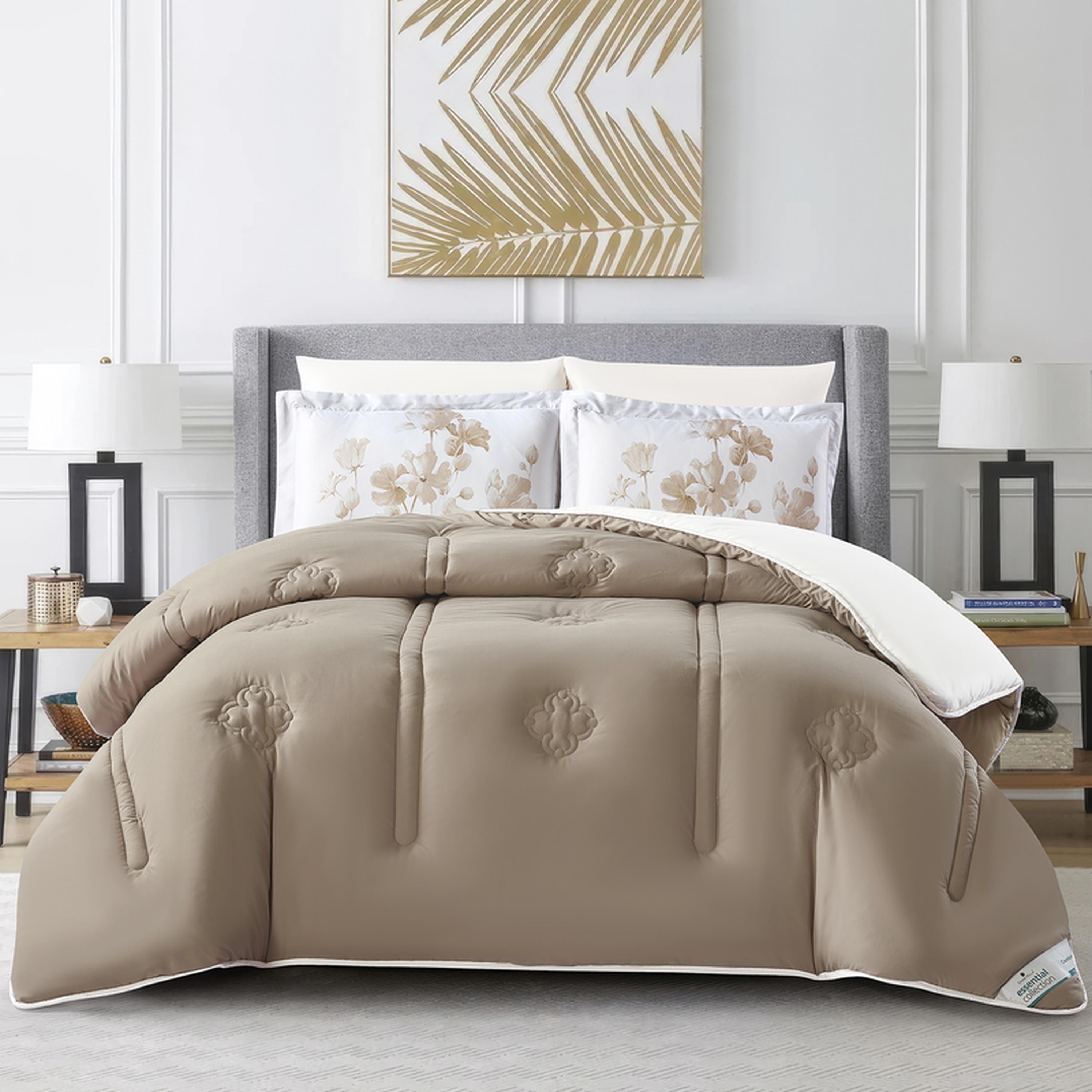 Quilted 6-Piece King Comforter Set - 240x260 cms-household-bedding-comfortersandbedspreads-comforters-image-1