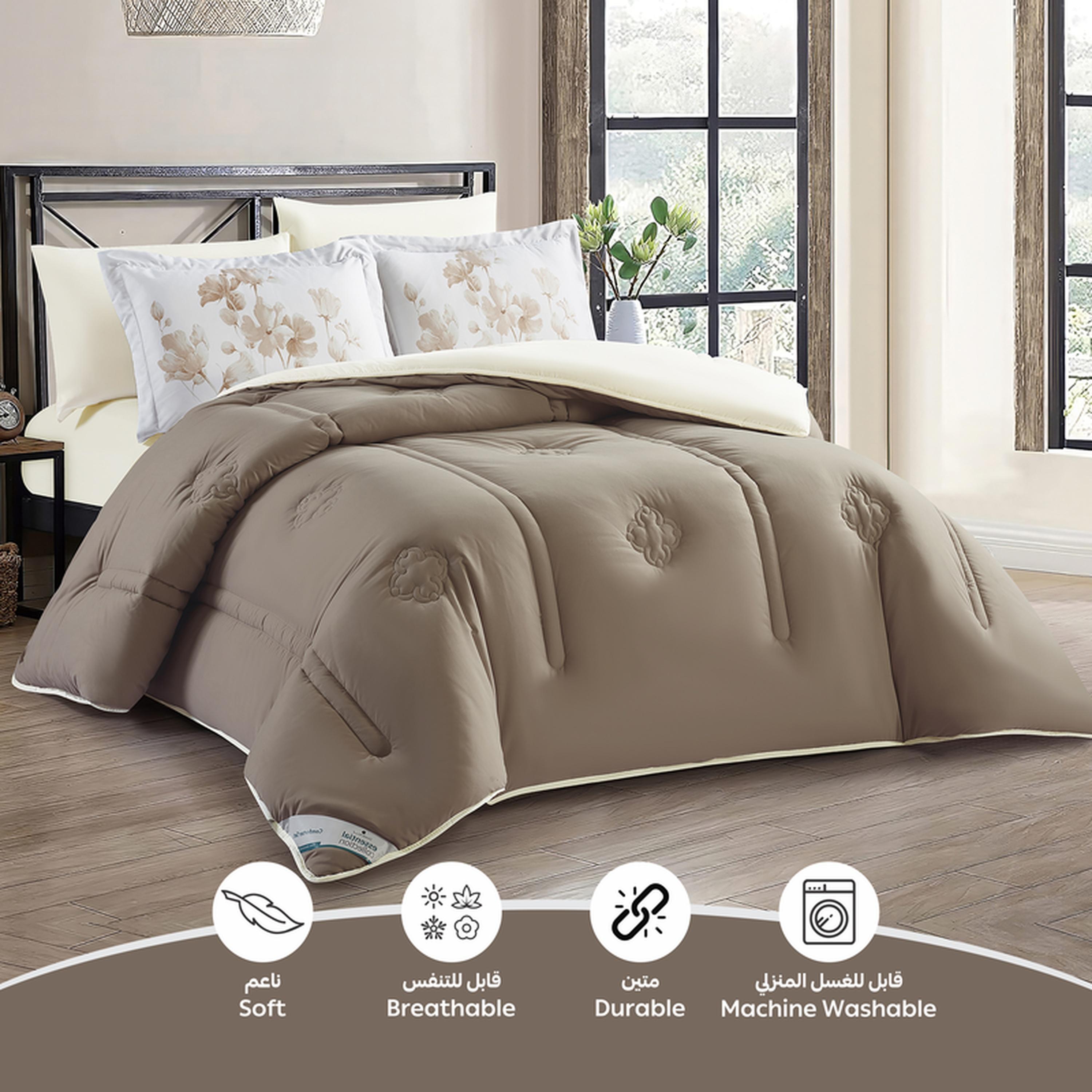 Quilted 6-Piece King Comforter Set - 240x260 cms-household-bedding-comfortersandbedspreads-comforters-image-5