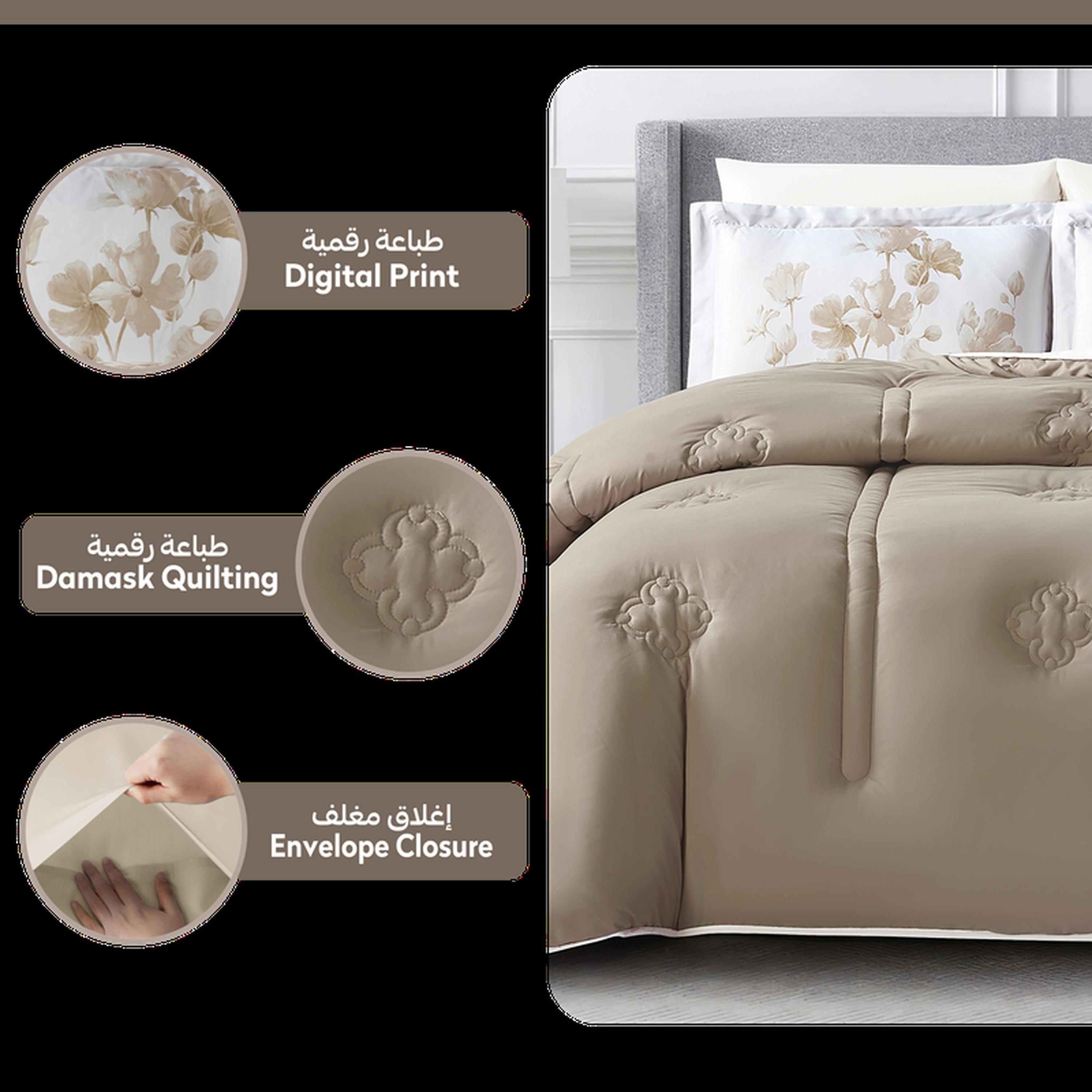 Quilted 6-Piece King Comforter Set - 240x260 cms-household-bedding-comfortersandbedspreads-comforters-image-6