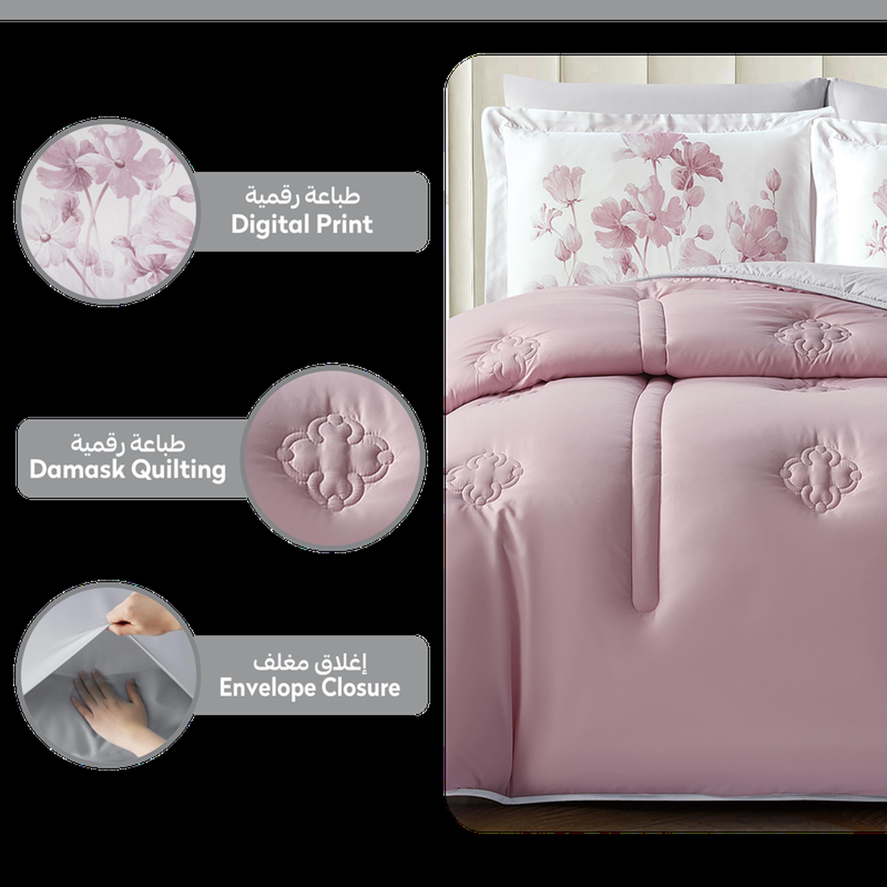 Quilted 6-Piece King Comforter Set - 240x260 cms-household-bedding-comfortersandbedspreads-comforters-image-6