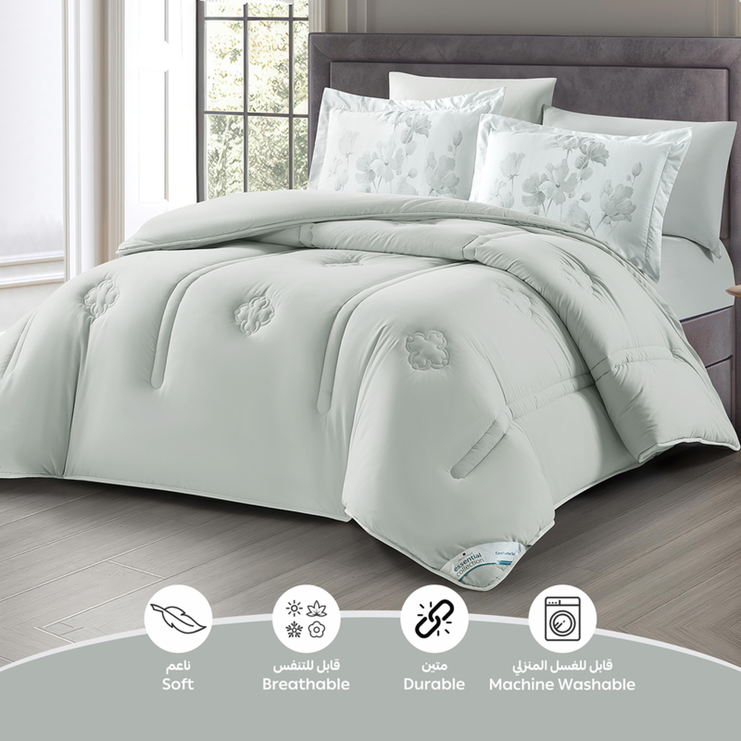 Quilted 6-Piece King Comforter Set - 240x260 cms-household-bedding-comfortersandbedspreads-comforters-image-5