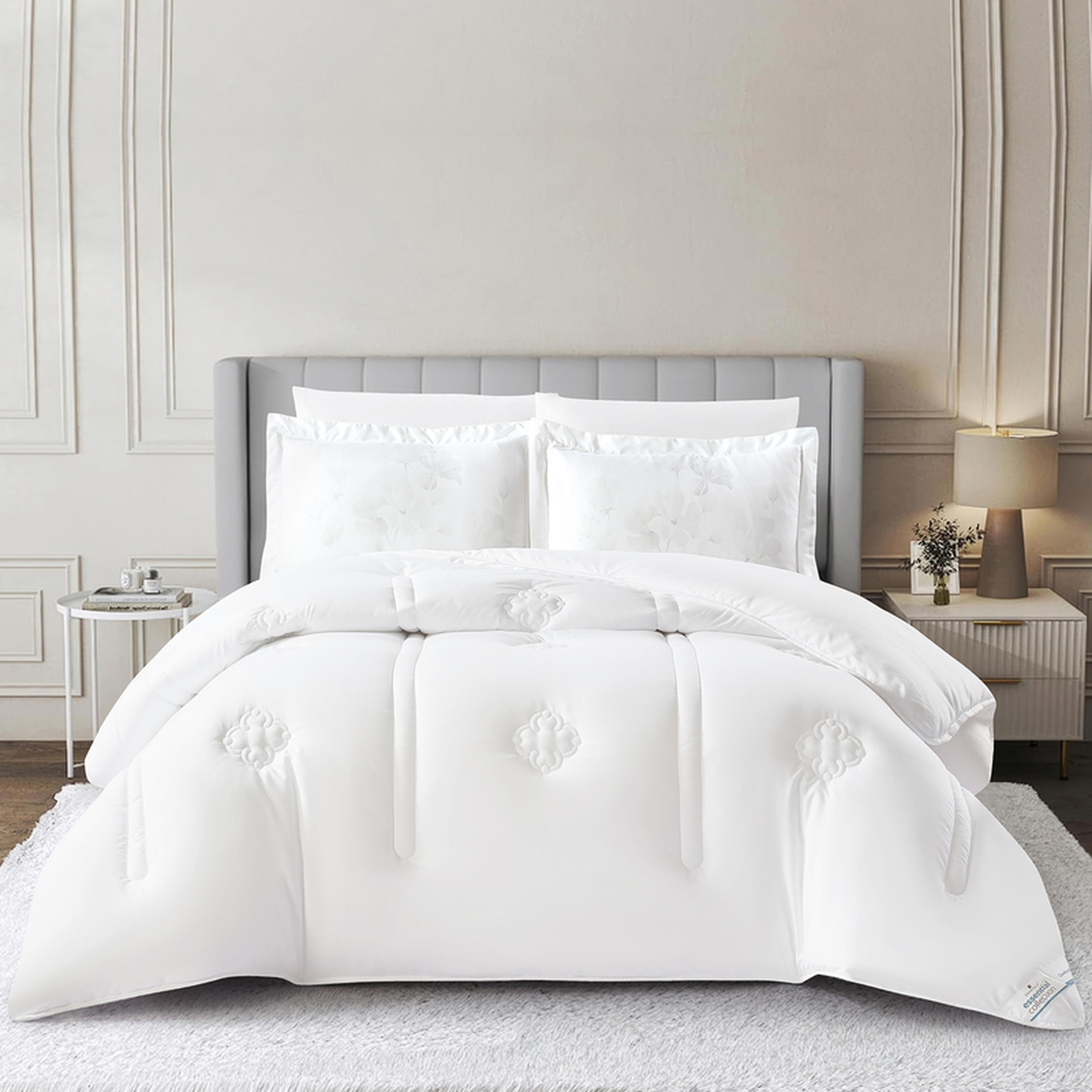 Quilted 6-Piece King Comforter Set - 240x260 cms-household-bedding-comfortersandbedspreads-comforters-image-1