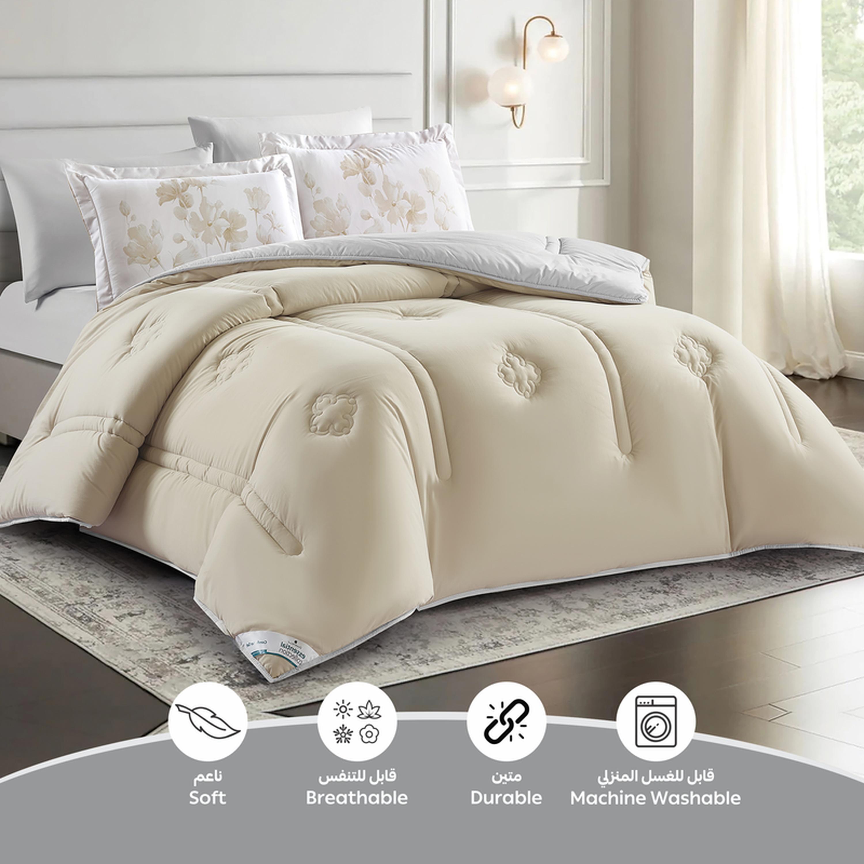 Quilted 6-Piece King Comforter Set - 240x260 cms-household-bedding-comfortersandbedspreads-comforters-image-5