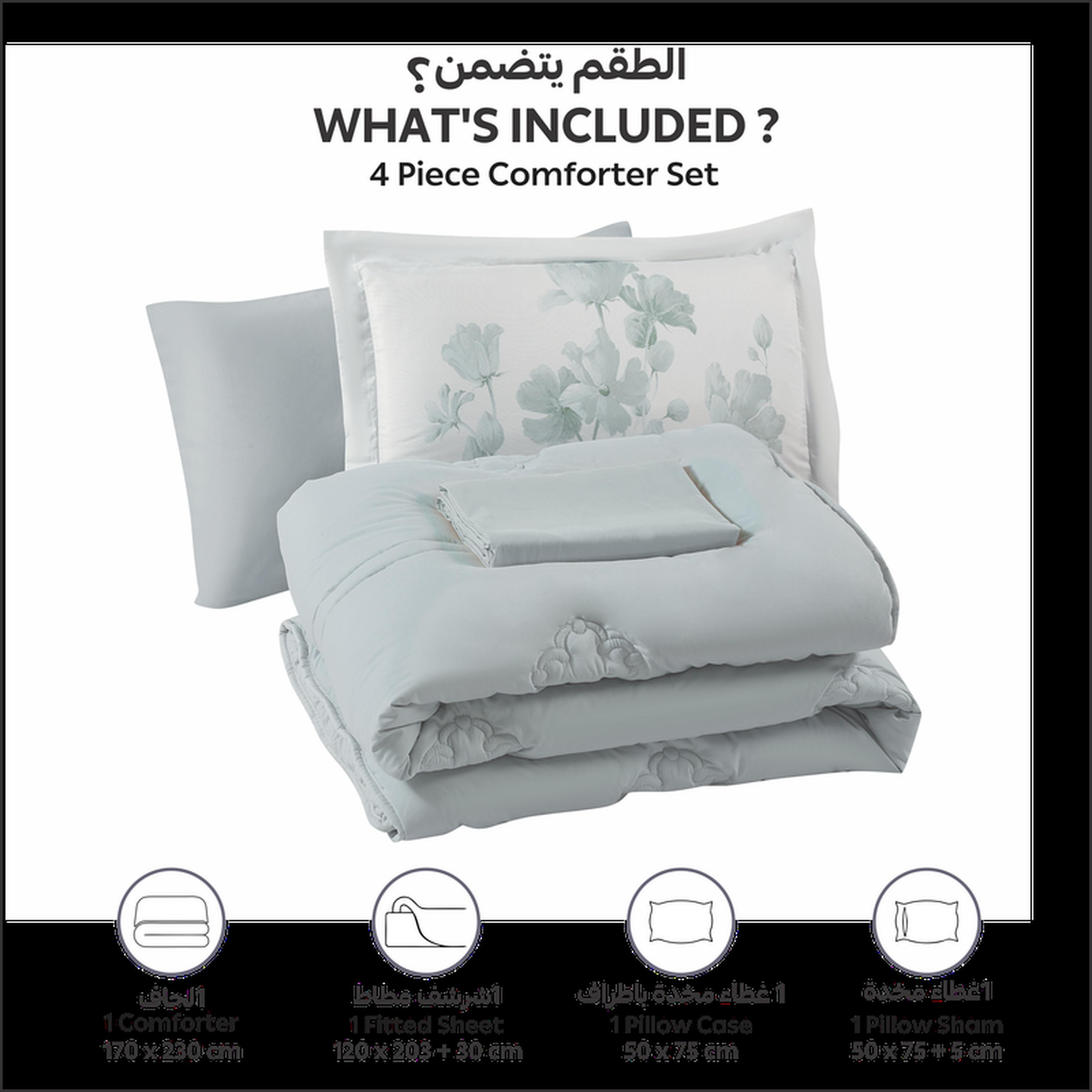 Assorted 4-Piece Twin Comforter Set - 170x230 cm-household-bedding-comfortersandbedspreads-comforters-image-3