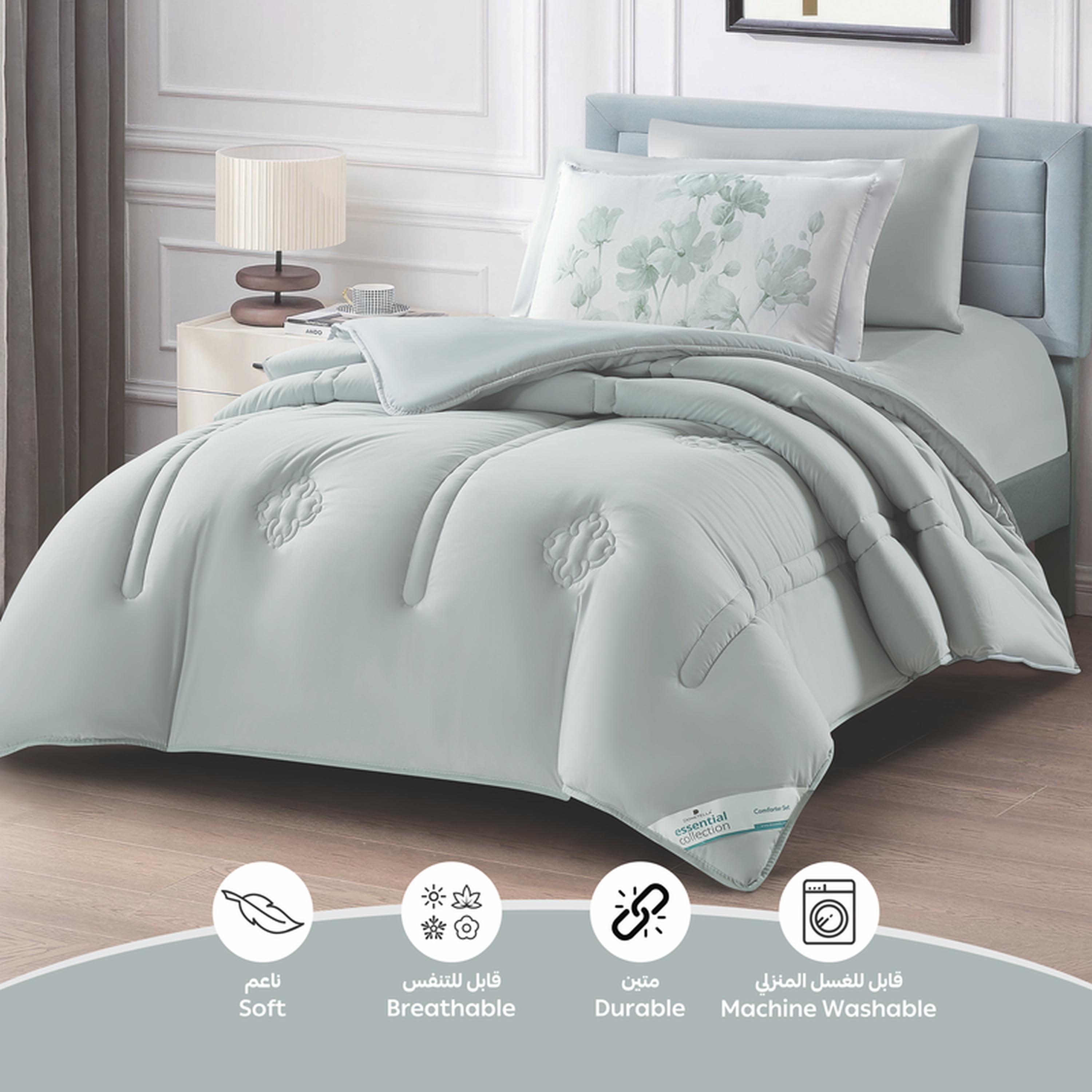 Assorted 4-Piece Twin Comforter Set - 170x230 cm-household-bedding-comfortersandbedspreads-comforters-image-5