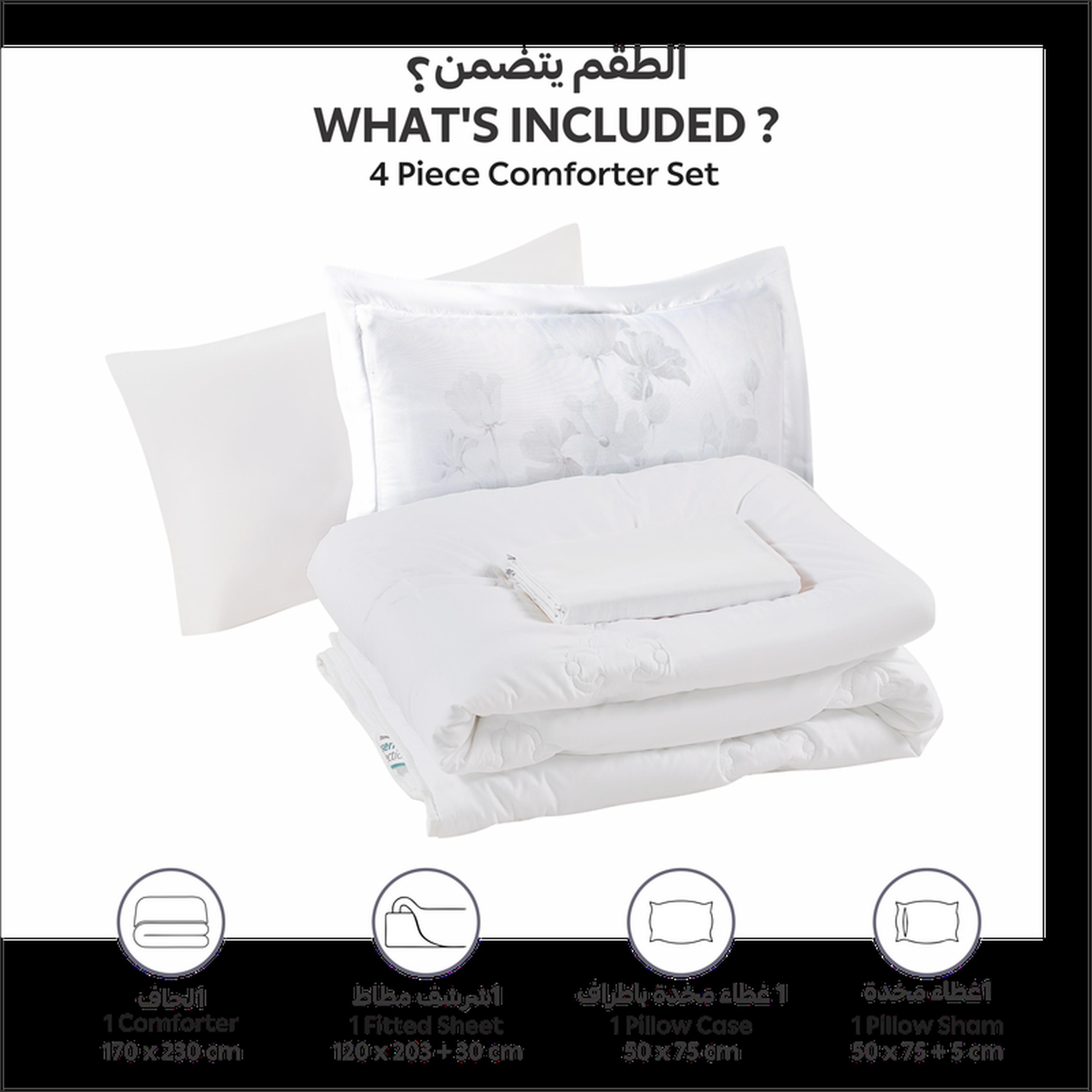Assorted 4-Piece Twin Comforter Set - 170x230 cm-household-bedding-comfortersandbedspreads-comforters-image-3