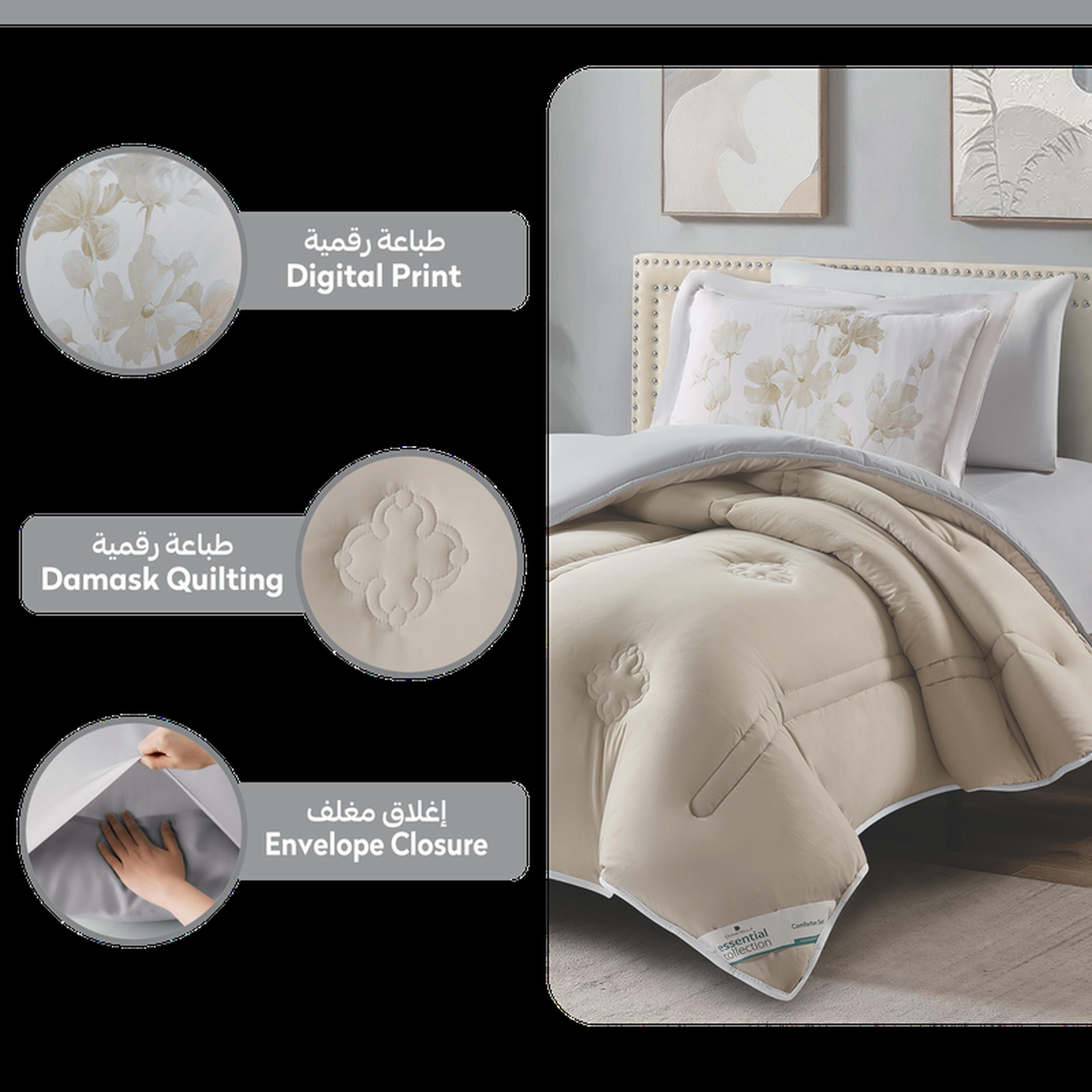 Assorted 4-Piece Twin Comforter Set - 170x230 cm-household-bedding-comfortersandbedspreads-comforters-image-6