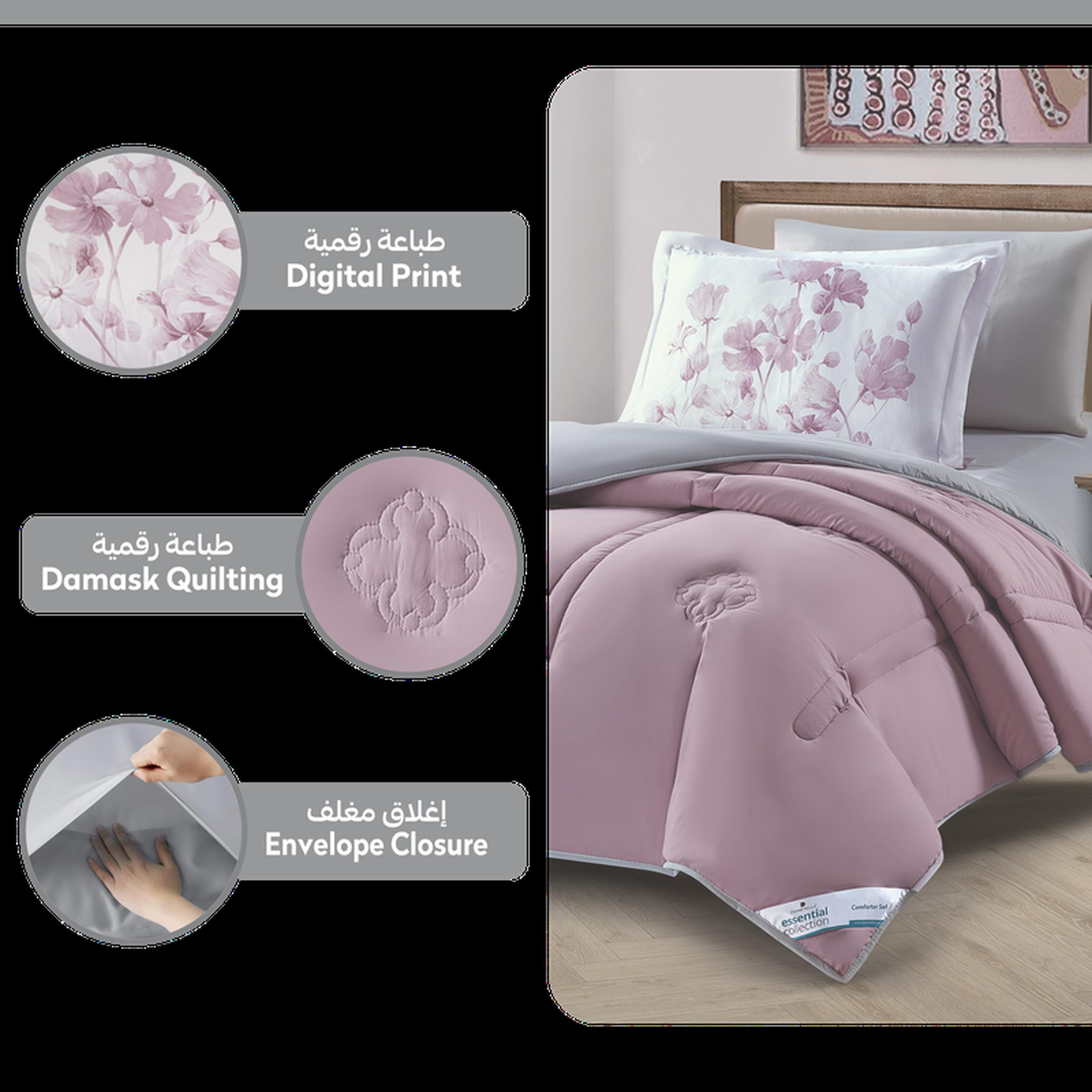 Assorted 4-Piece Twin Comforter Set - 170x230 cm-household-bedding-comfortersandbedspreads-comforters-image-6
