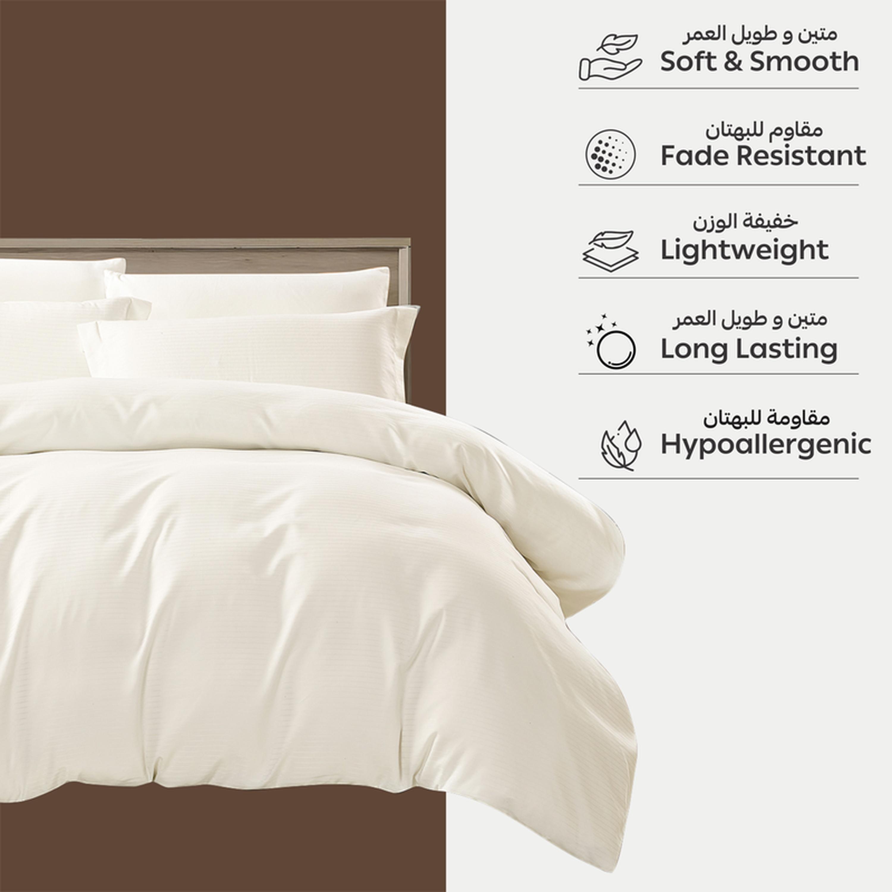 طقم غطاء لحاف كينج مخطط 6 قطع من دونتيلا - 260×240 سم-household-bedding-duvetandcovers-duvetcovers-image-13