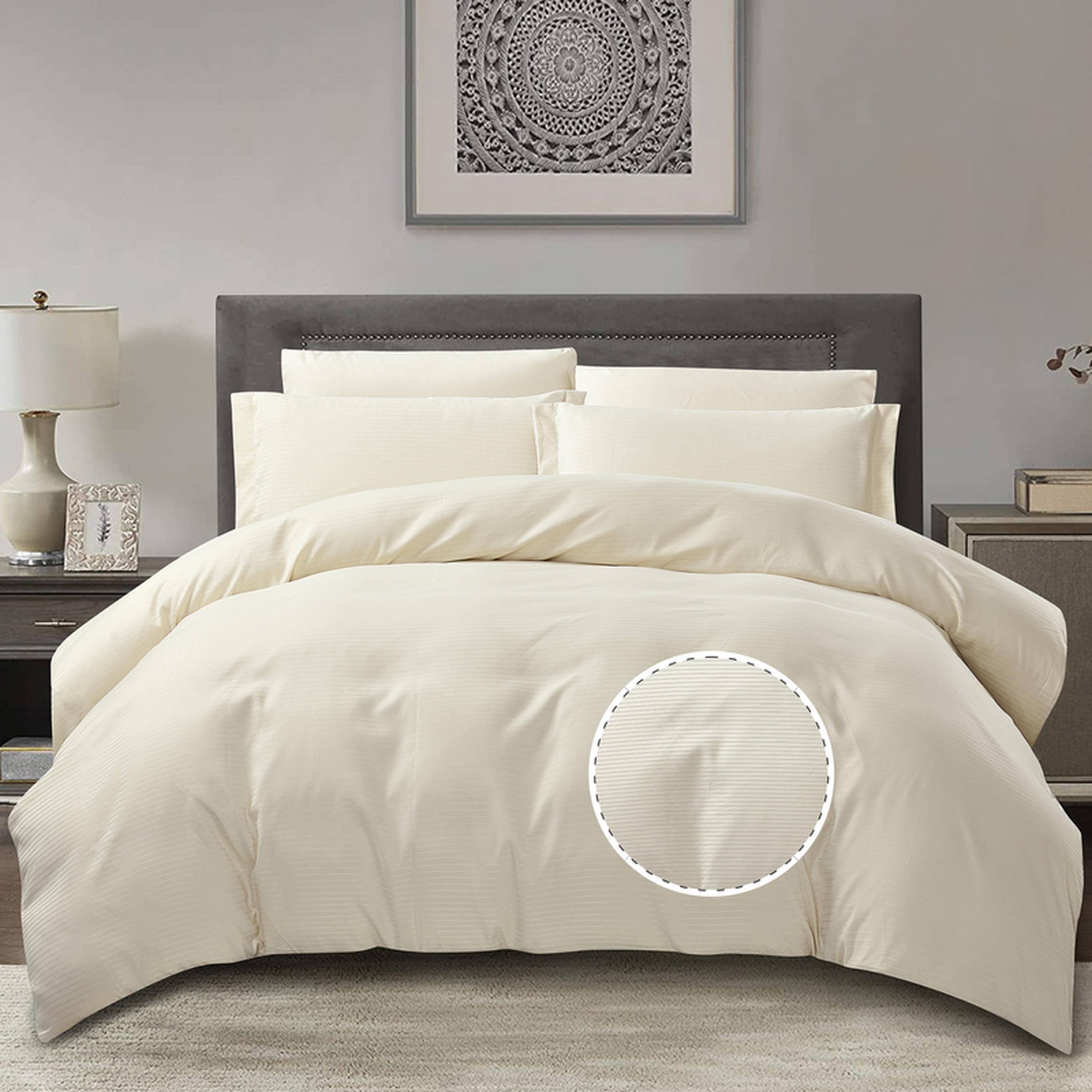طقم غطاء لحاف كينج مخطط 6 قطع من دونتيلا - 260×240 سم-household-bedding-duvetandcovers-duvetcovers-image-15