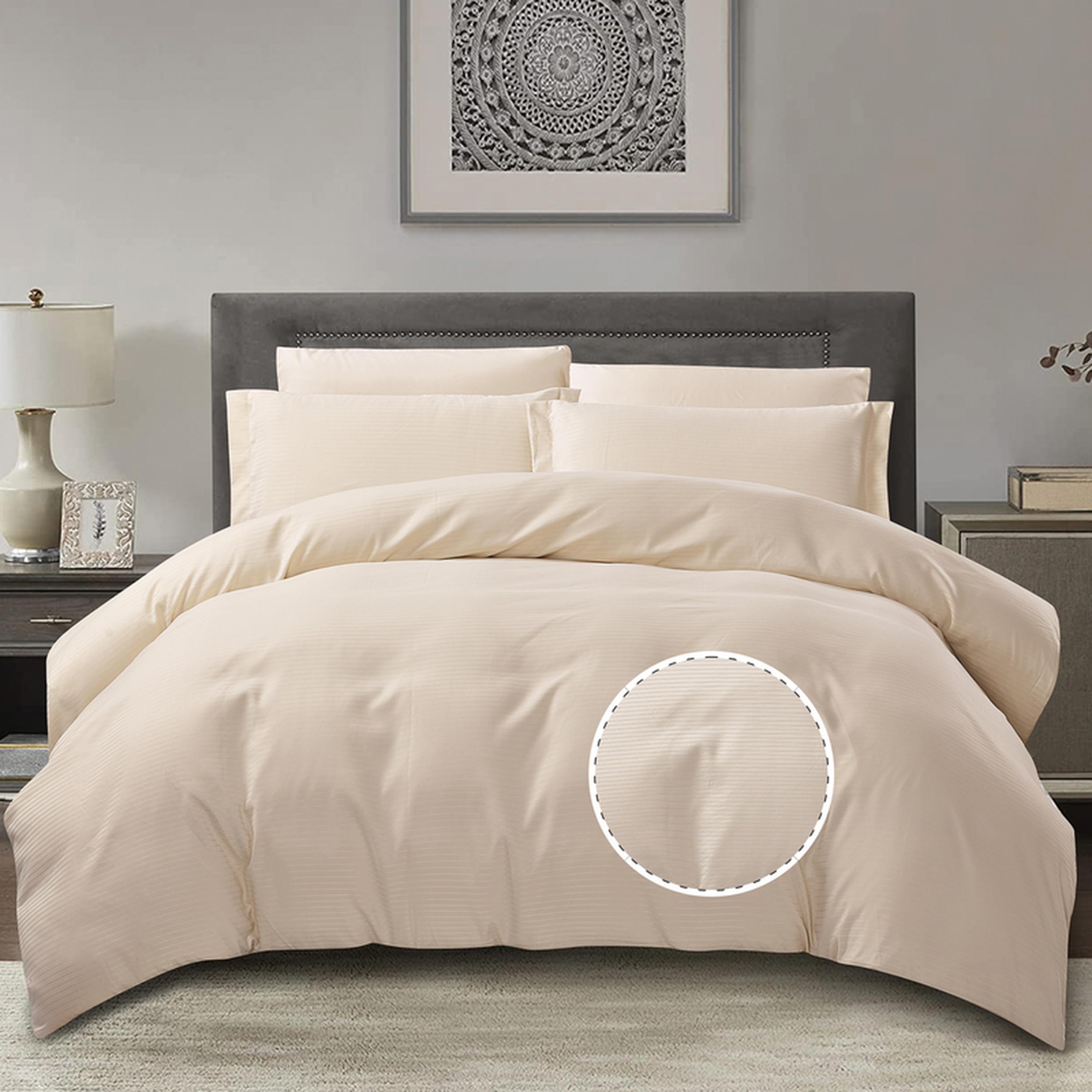 طقم غطاء لحاف كينج مخطط 6 قطع من دونتيلا - 260×240 سم-household-bedding-duvetandcovers-duvetcovers-image-22