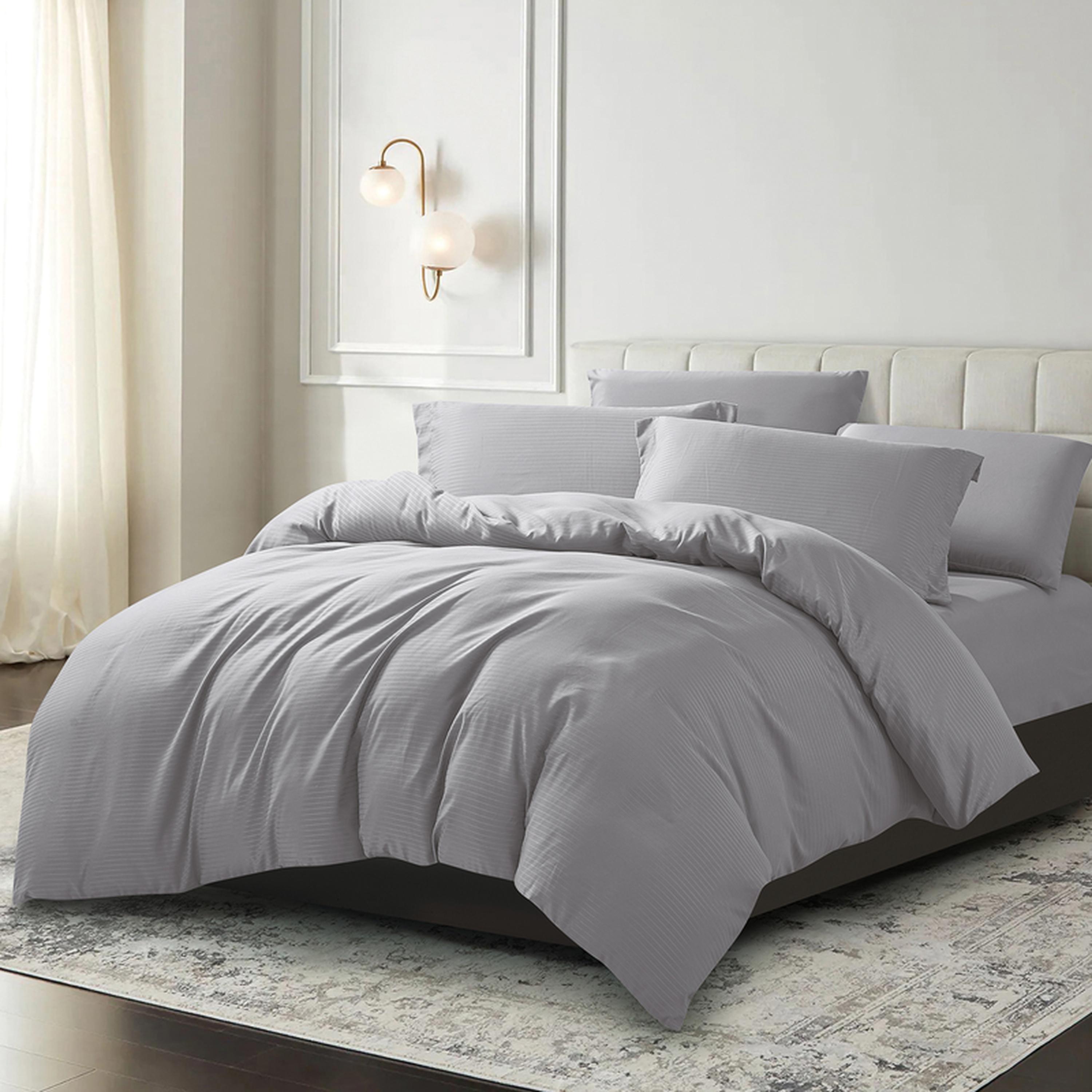طقم غطاء لحاف كينج مخطط 6 قطع من دونتيلا - 260×240 سم-household-bedding-duvetandcovers-duvetcovers-image-30