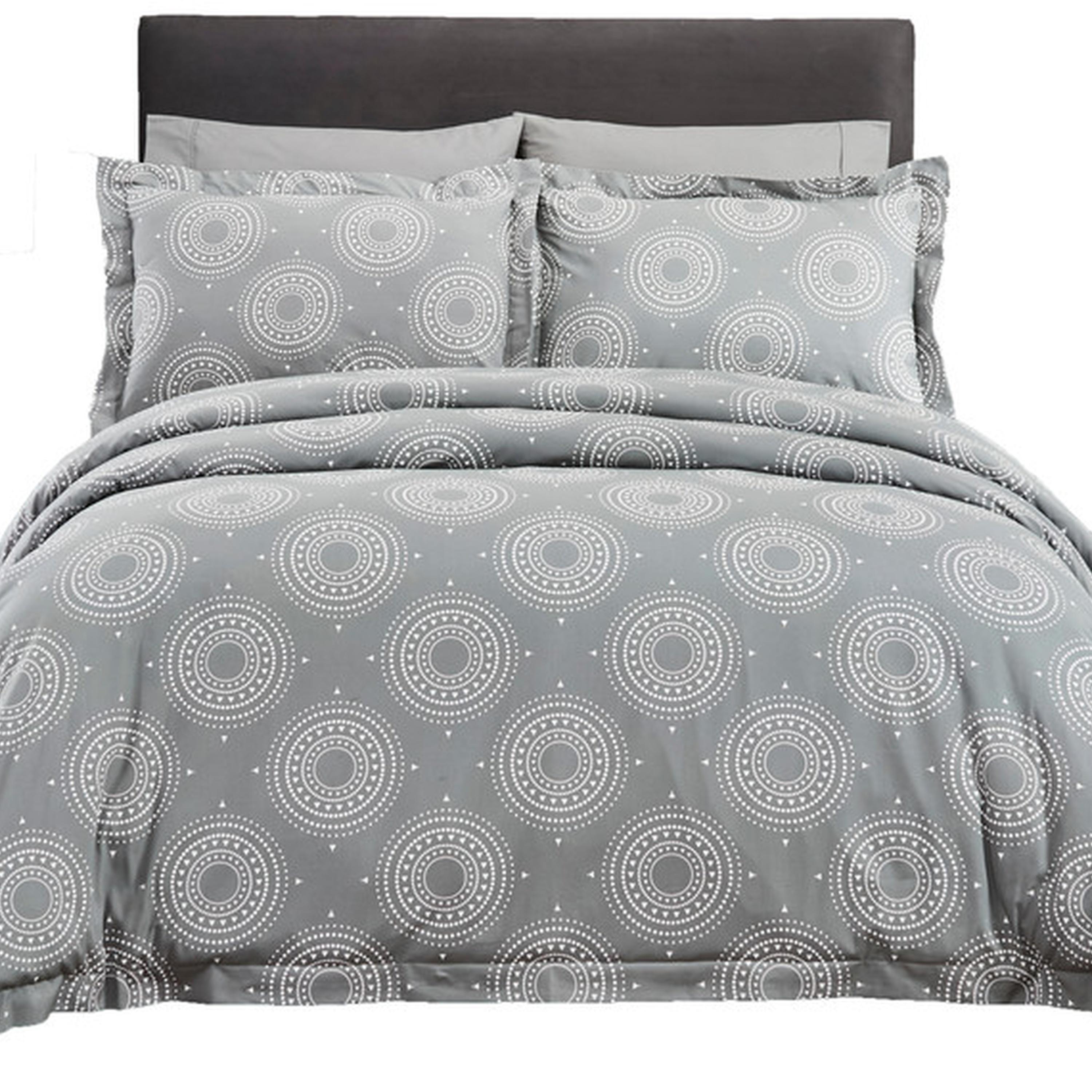 طقم غطاء لحاف كينج 3 قطع بعدد خيوط 300 خيط من دونتيلا - 240×260 سم-household-bedding-duvetandcovers-duvetcovers-image-13
