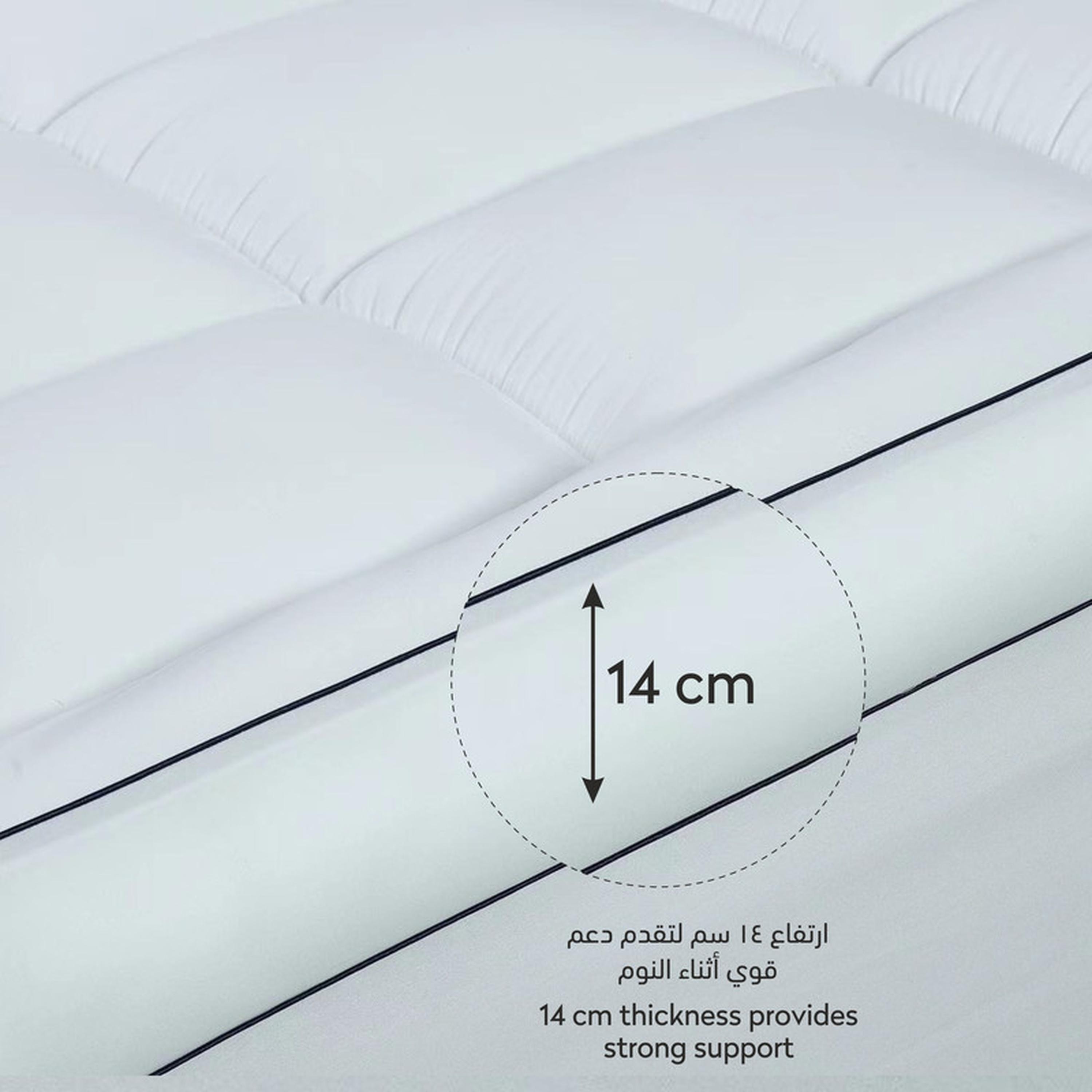 Hotel 1550GSM Cotton King Mattress Topper - 200x200+14 cms-household-bedding-mattresstoppersandprotectors-mattresstoppers-image-6