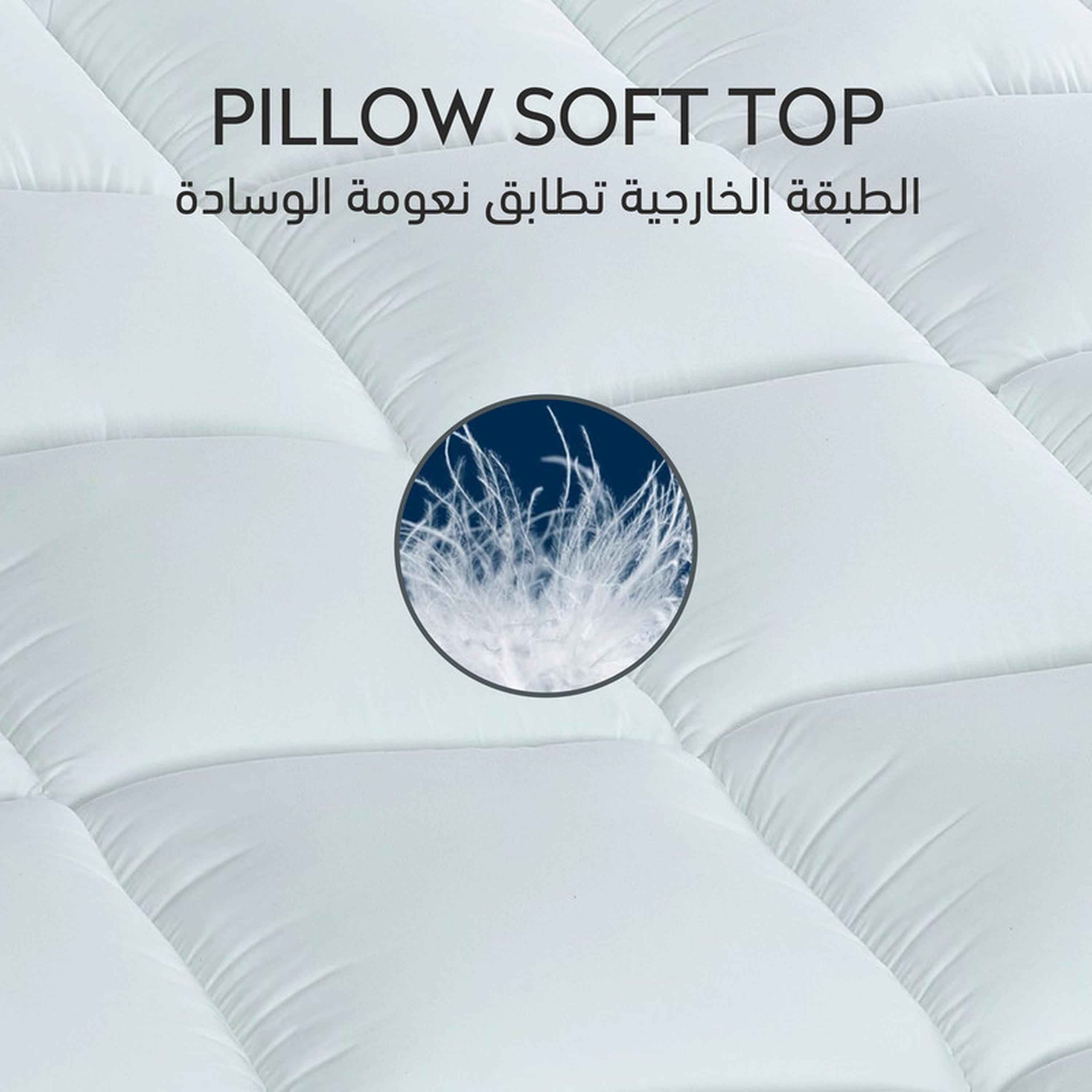 Hotel Microfiber Queen Mattress Topper - 180x200+14 cms-household-bedding-mattresstoppersandprotectors-mattresstoppers-image-7