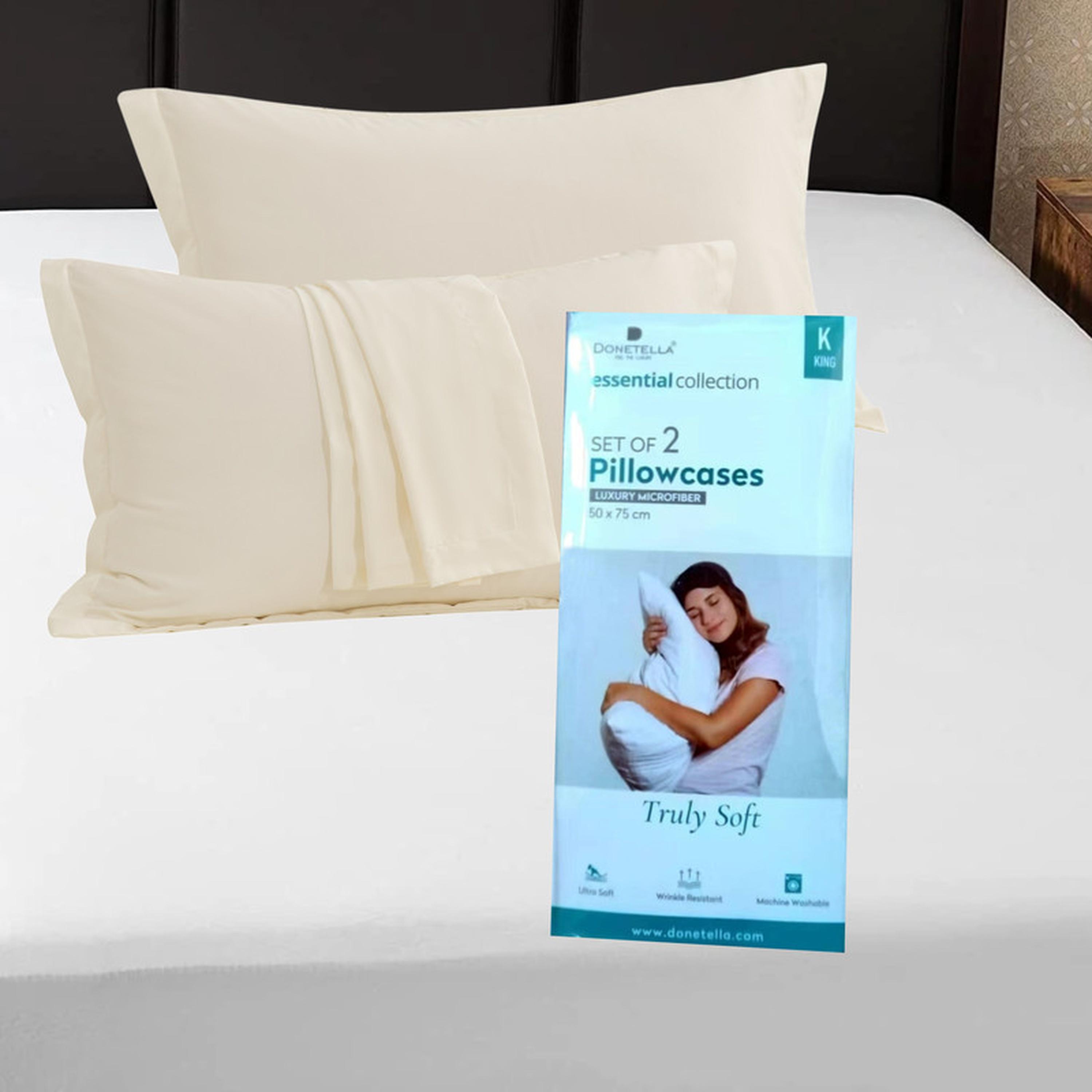 Microfibre 2-Piece Pillowcase Set - 50x75 cms-household-bedding-sheetsandpillowcases-pillowcases-image-5