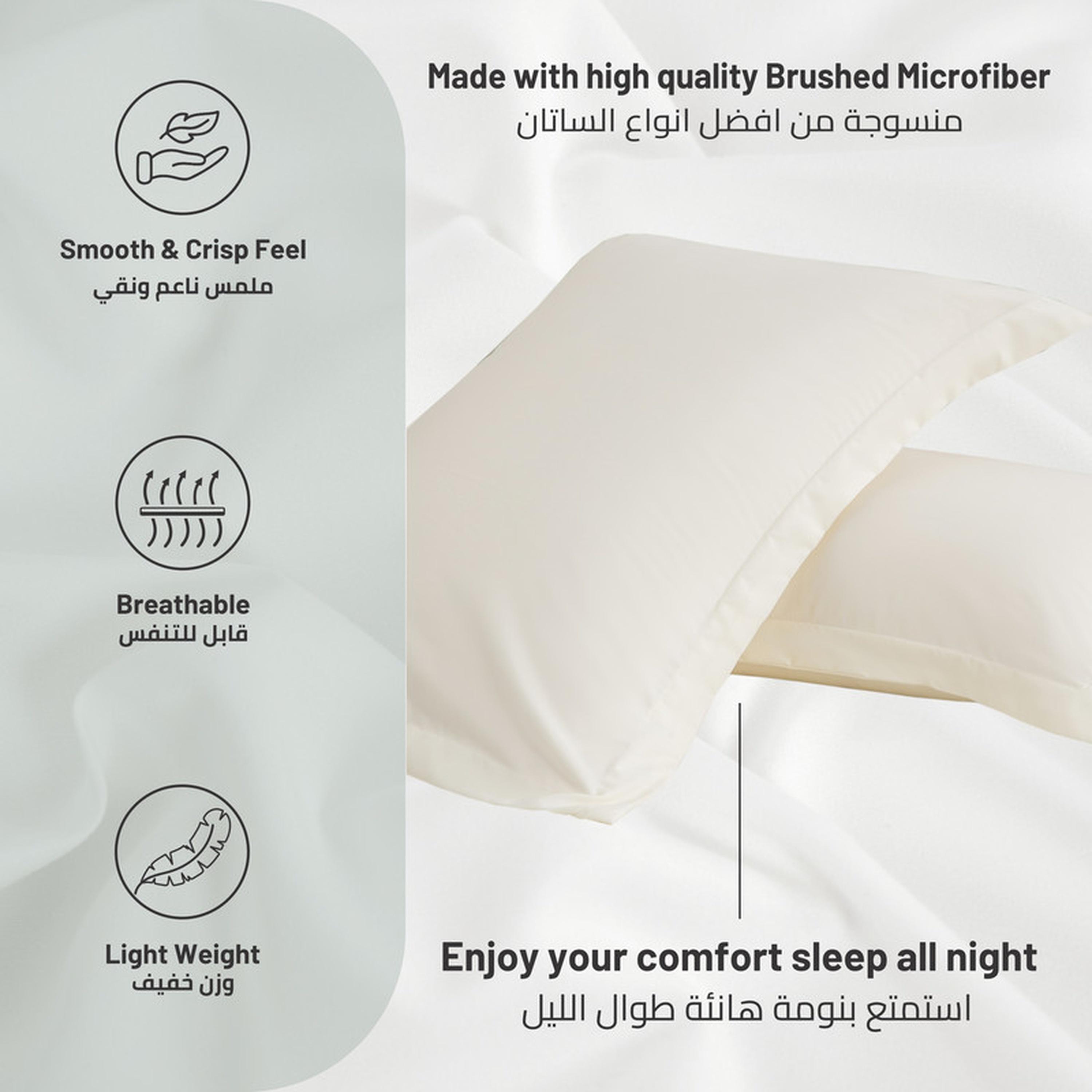 Microfibre 2-Piece Pillowcase Set - 50x75 cms-household-bedding-sheetsandpillowcases-pillowcases-image-6