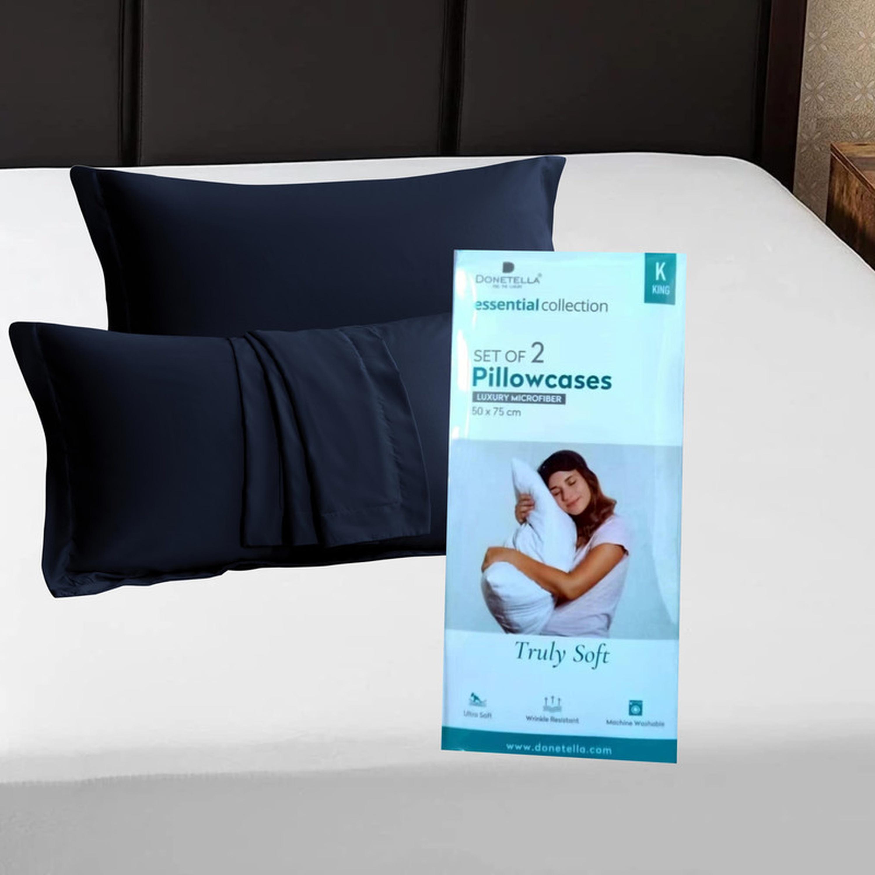 طقم أغطية وسائد من الألياف الدقيقة قطعتين من دونتيلا - 50x75 سم-household-bedding-sheetsandpillowcases-pillowcases-image-5