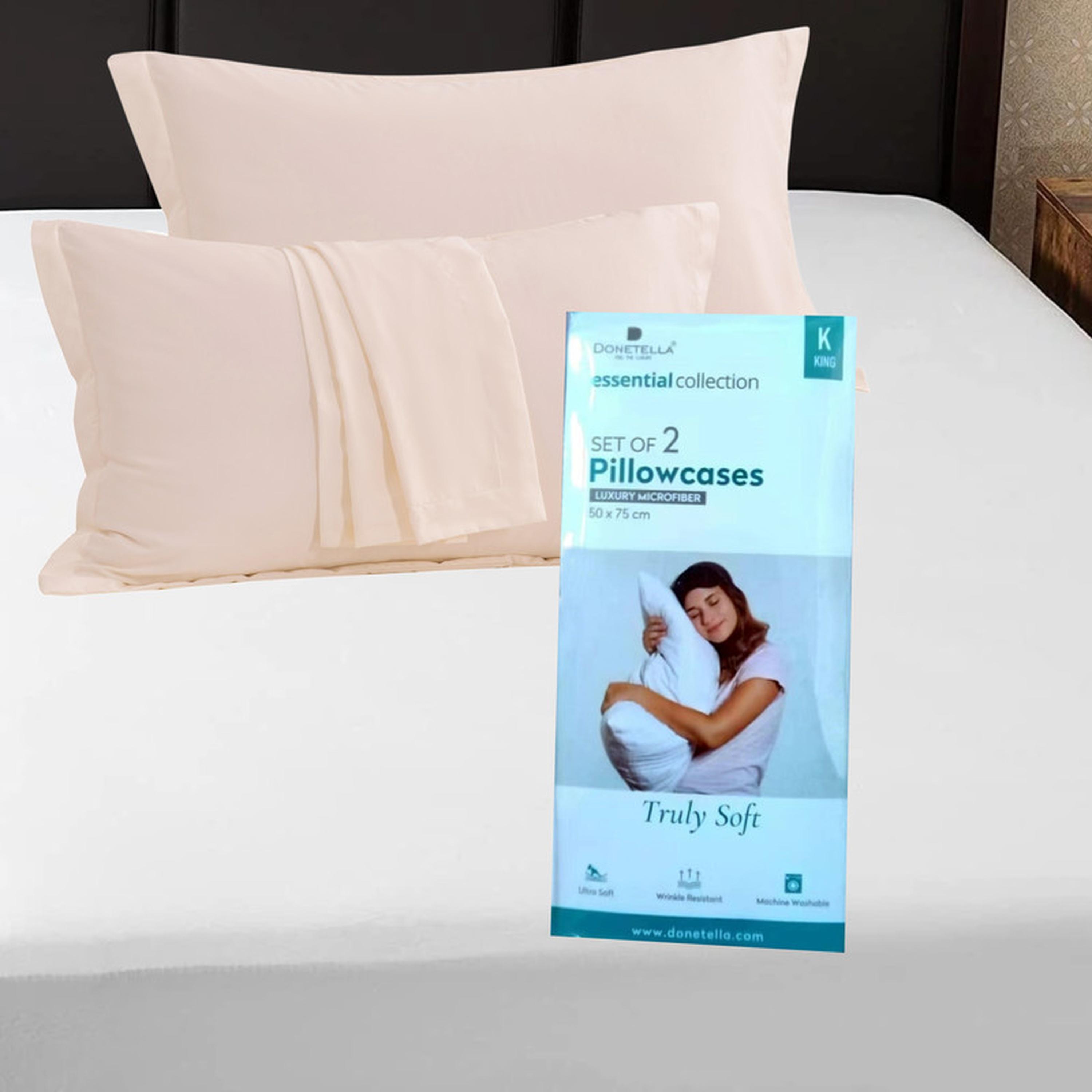 Microfibre 2-Piece Pillowcase Set - 50x75 cms-household-bedding-sheetsandpillowcases-pillowcases-image-5