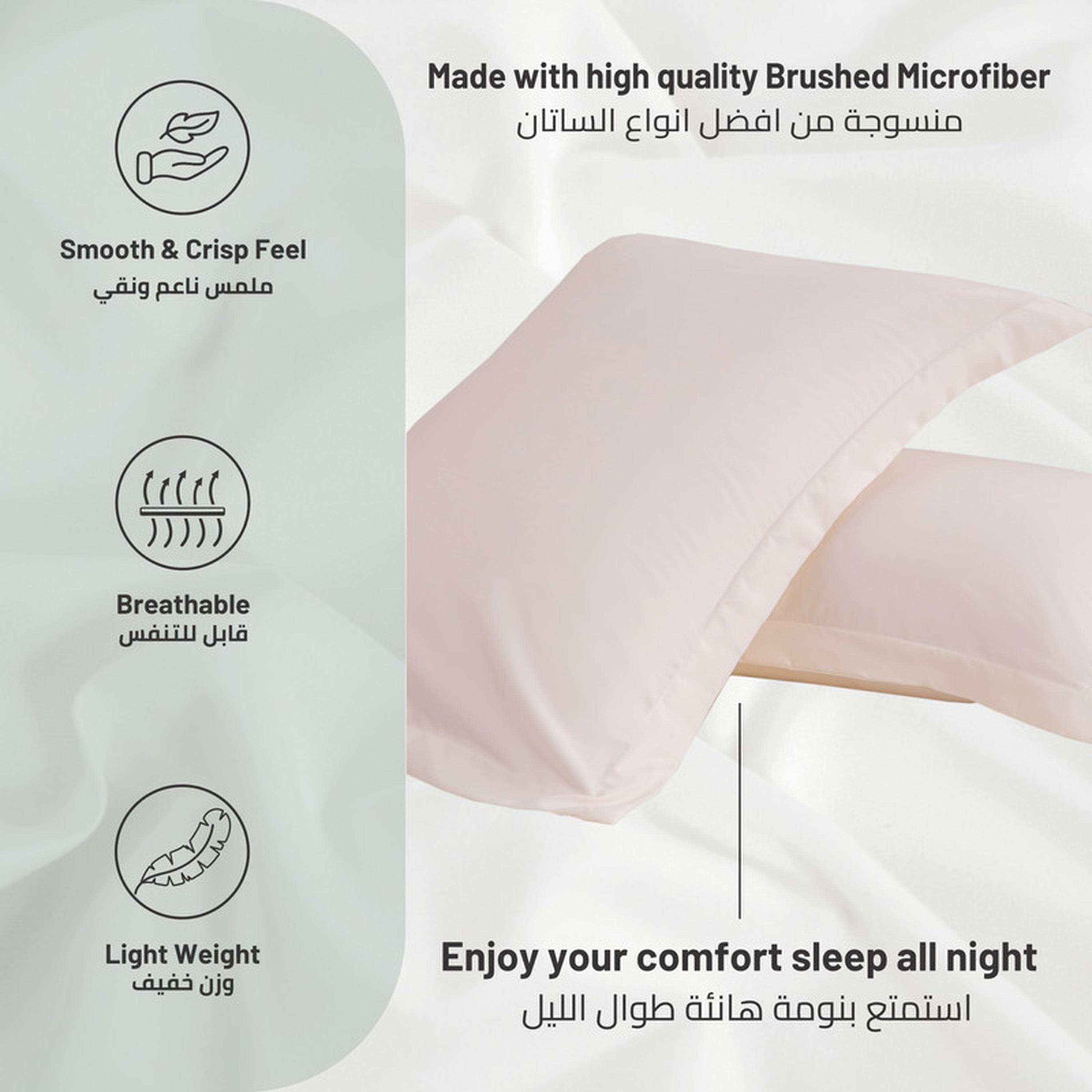 Microfibre 2-Piece Pillowcase Set - 50x75 cms-household-bedding-sheetsandpillowcases-pillowcases-image-6
