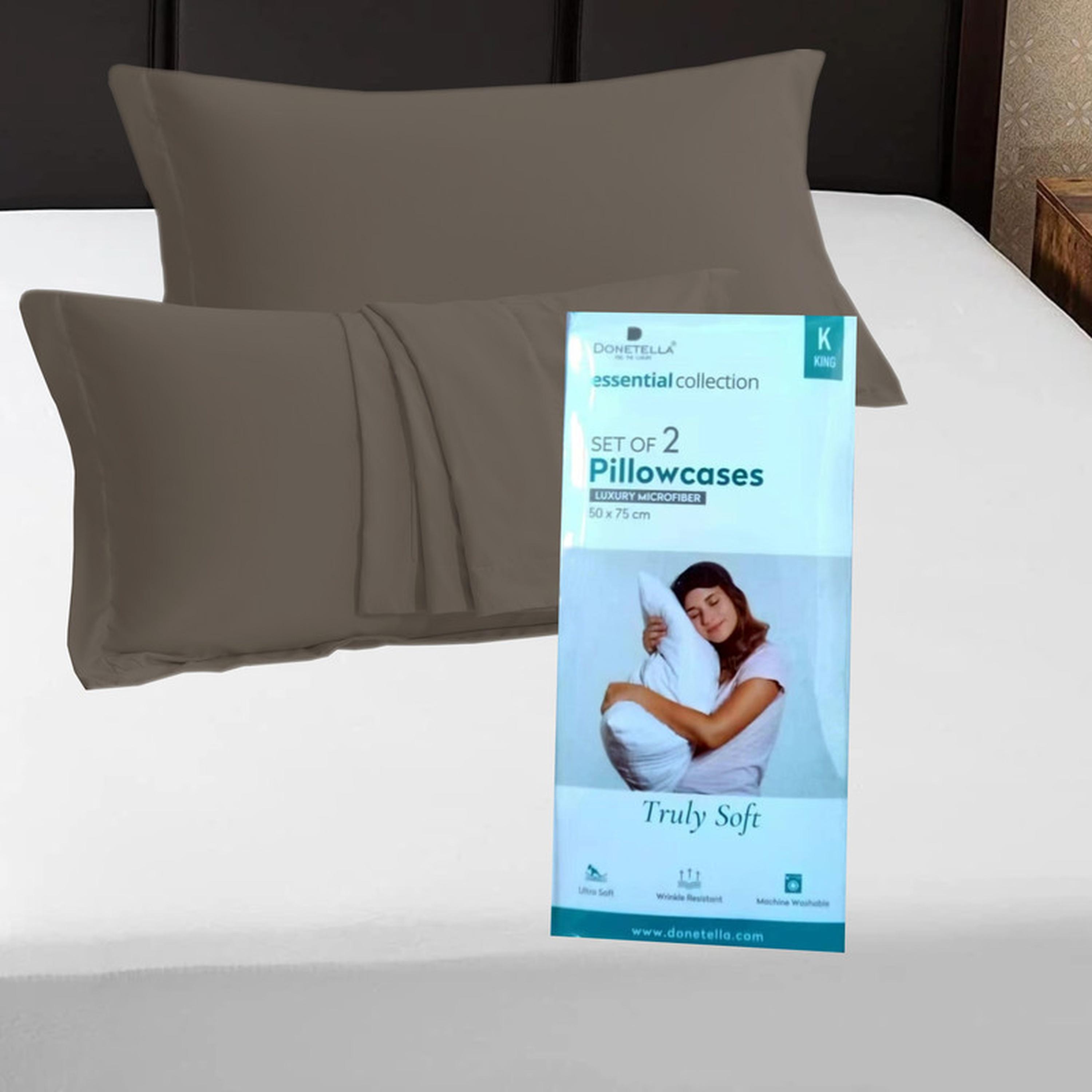 Microfibre 2-Piece Pillowcase Set - 50x75 cms-household-bedding-sheetsandpillowcases-pillowcases-image-5
