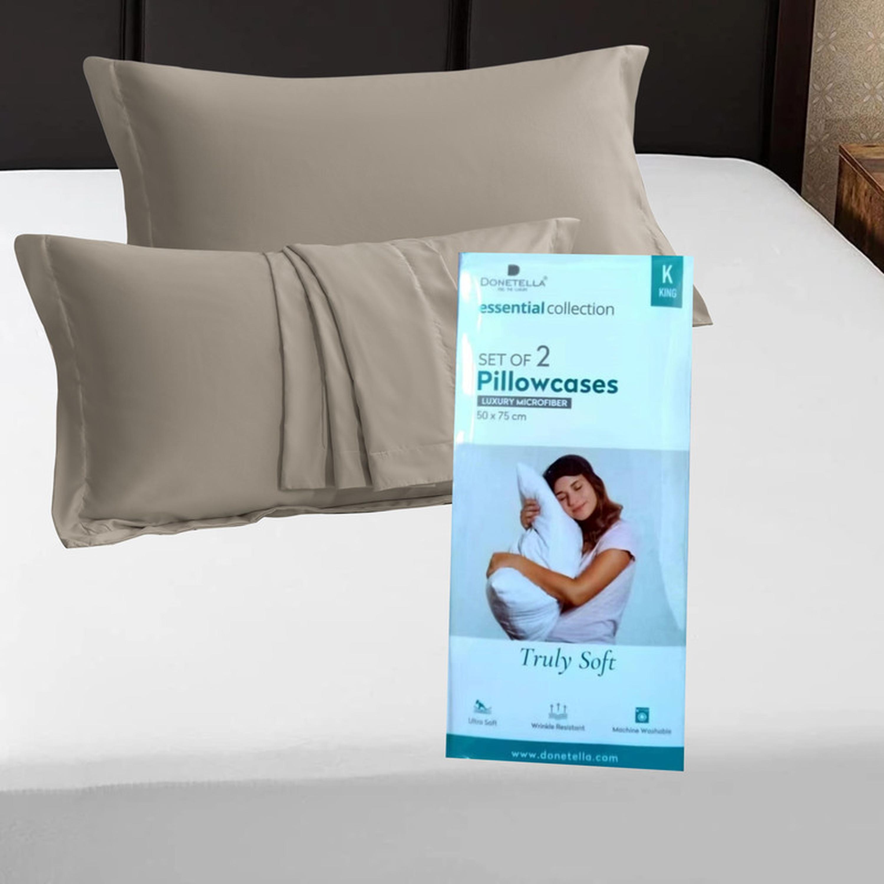 Microfibre 2-Piece Pillowcase Set - 50x75 cms-household-bedding-sheetsandpillowcases-pillowcases-image-5
