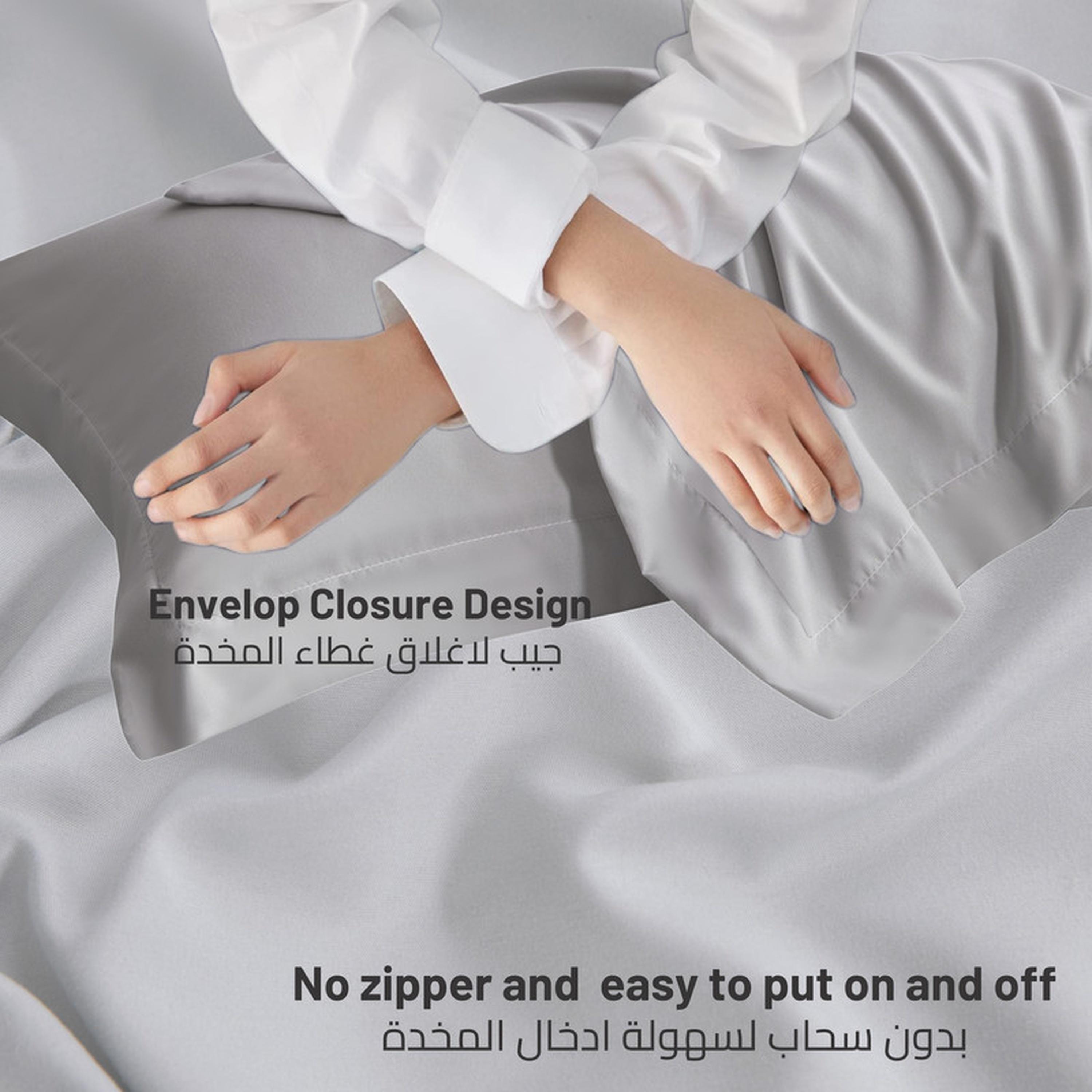 Microfibre 2-Piece Pillowcase Set - 50x75 cms-household-bedding-sheetsandpillowcases-pillowcases-image-4