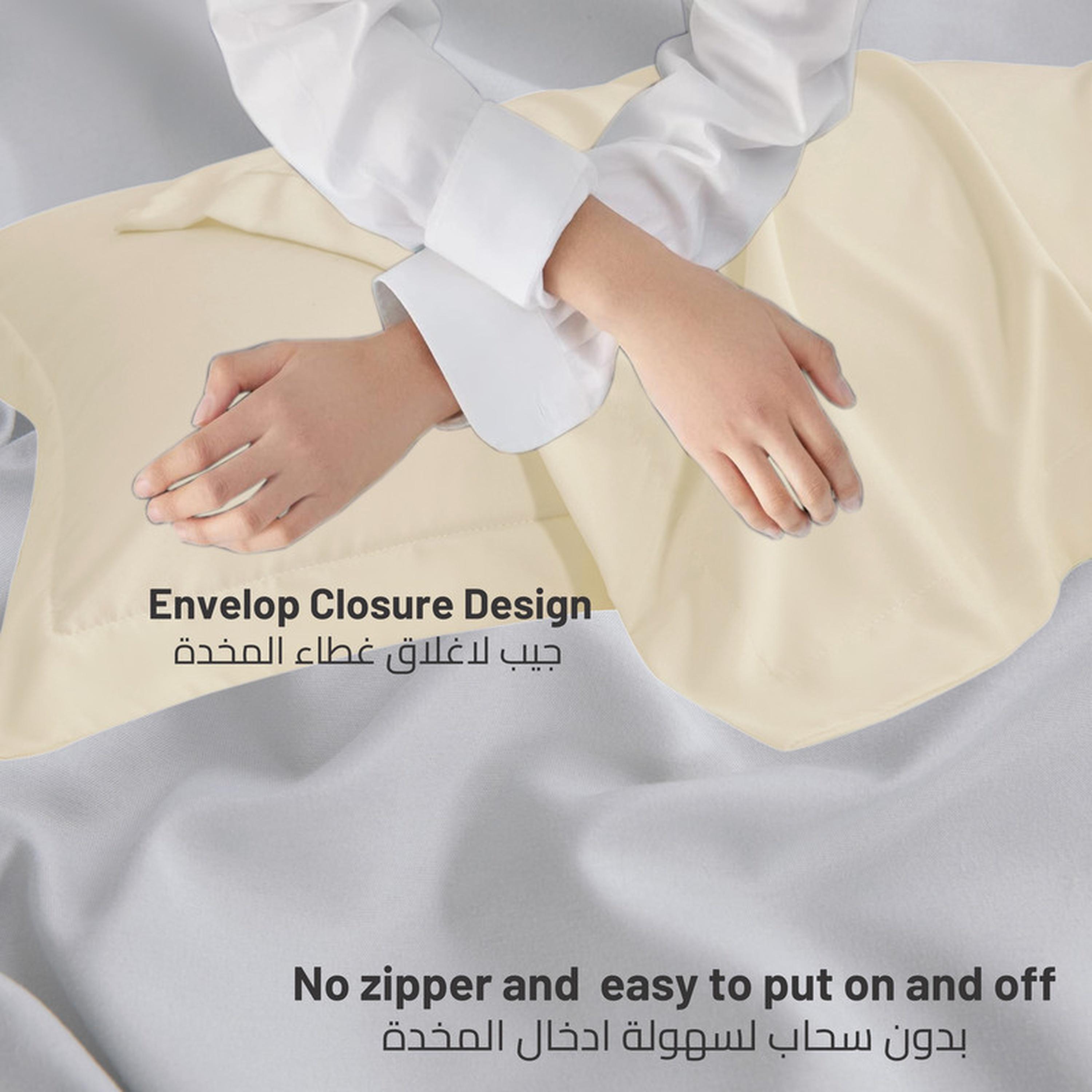 طقم أغطية وسائد من الألياف الدقيقة قطعتين من دونتيلا - 50x75 سم-household-bedding-sheetsandpillowcases-pillowcases-image-4