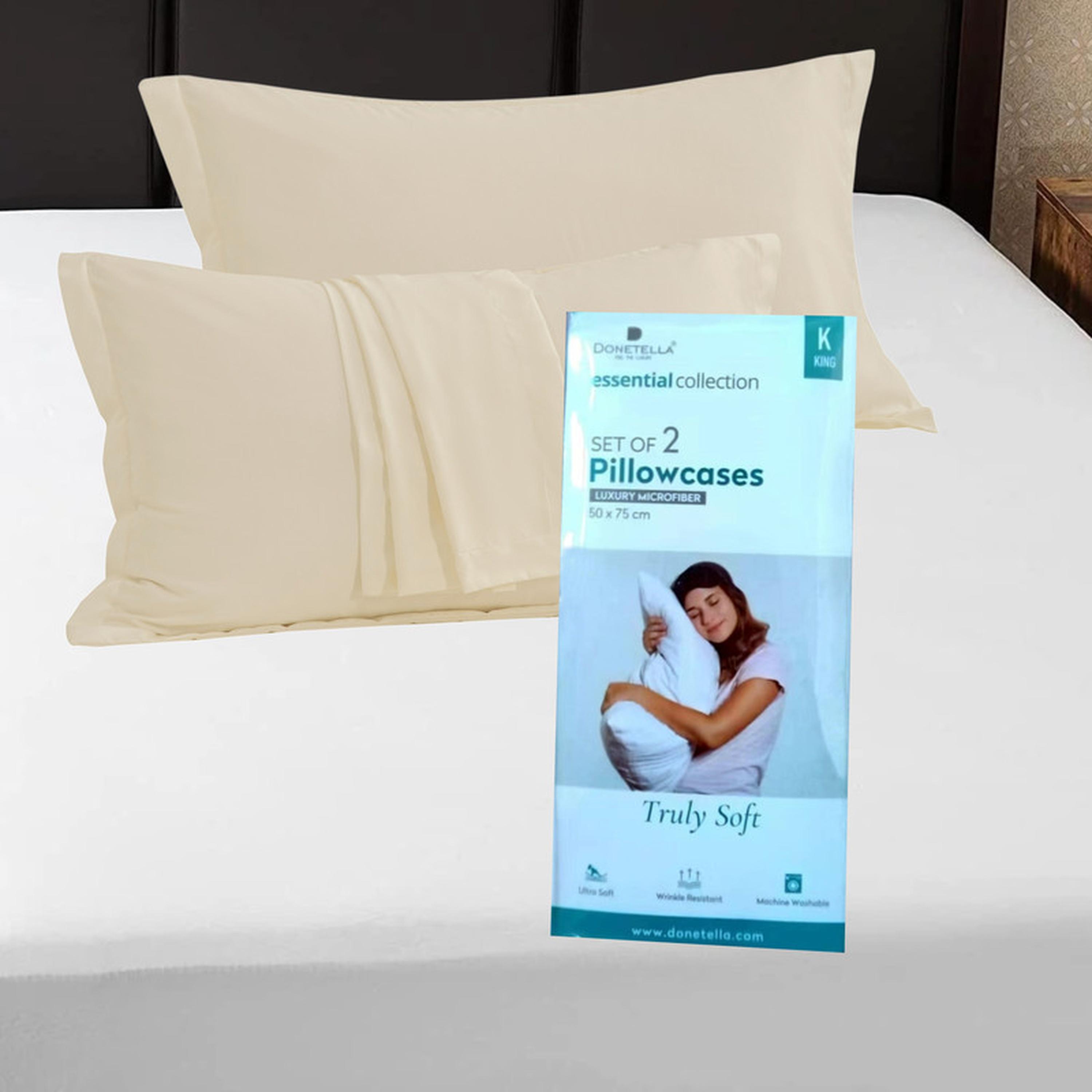 طقم أغطية وسائد من الألياف الدقيقة قطعتين من دونتيلا - 50x75 سم-household-bedding-sheetsandpillowcases-pillowcases-image-5
