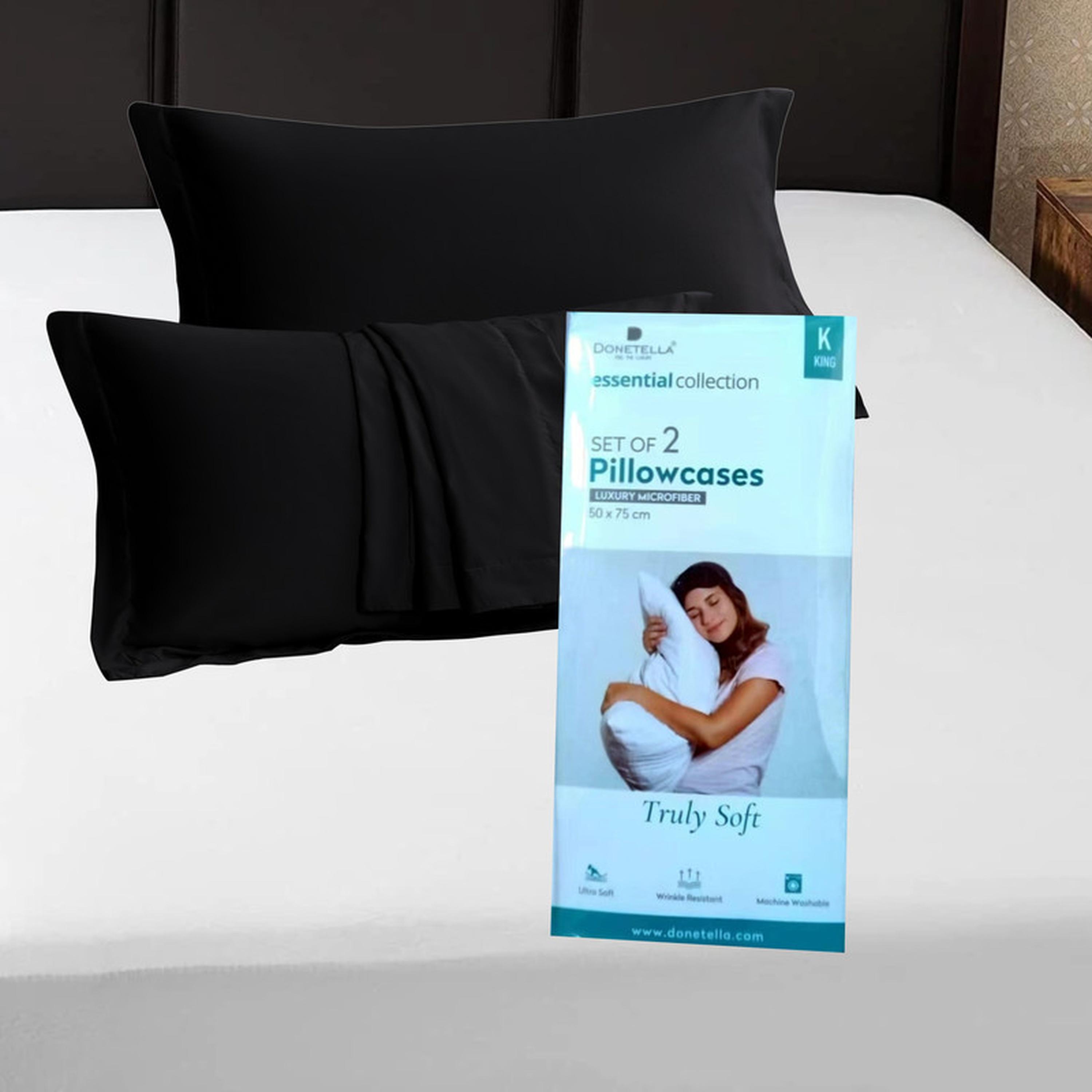 Microfibre 2-Piece Pillowcase Set - 50x75 cms-household-bedding-sheetsandpillowcases-pillowcases-image-5