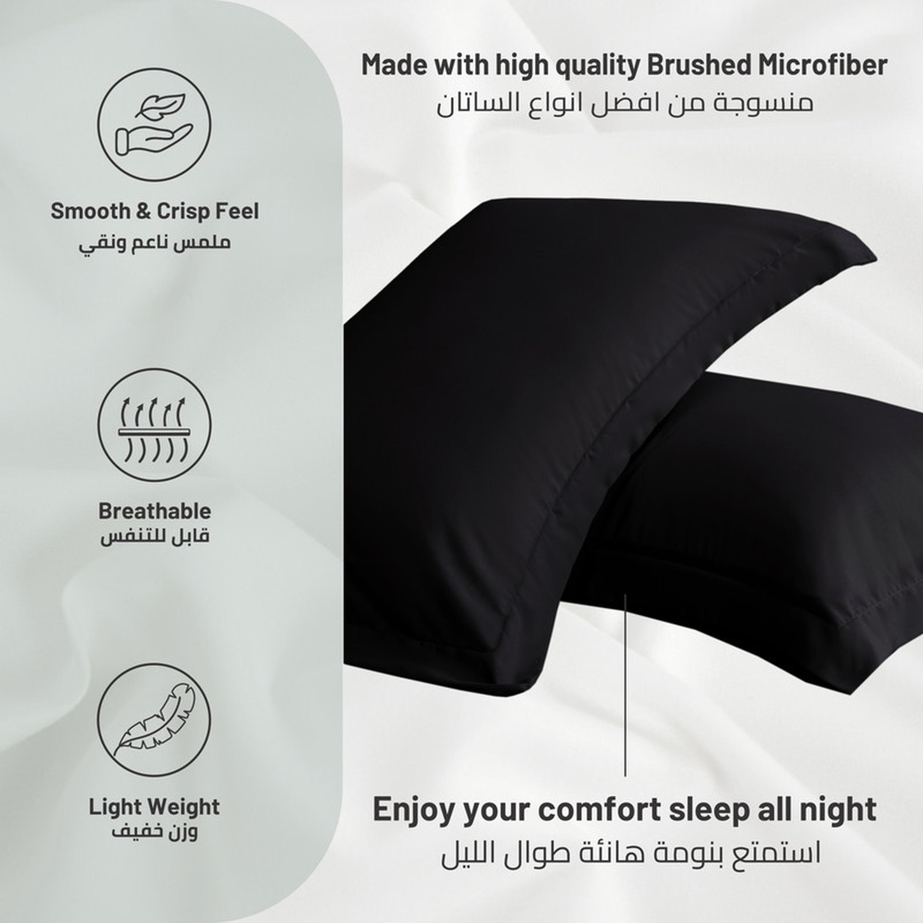Microfibre 2-Piece Pillowcase Set - 50x75 cms-household-bedding-sheetsandpillowcases-pillowcases-image-6