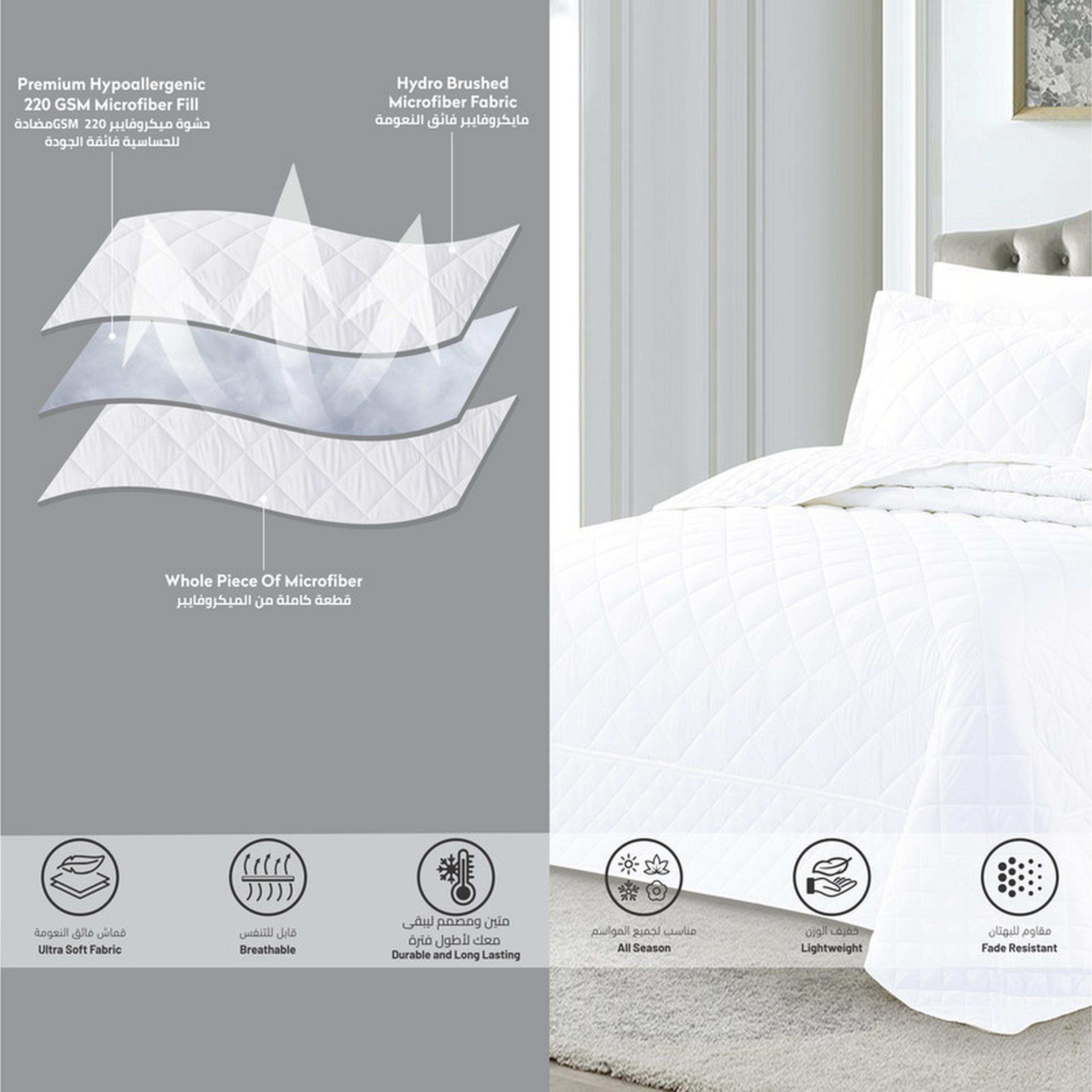 طقم مفرش كينج مبطن ماسي 6 قطع من دونتيلا - 240x260 سم-household-bedding-comfortersandbedspreads-comforters-image-5