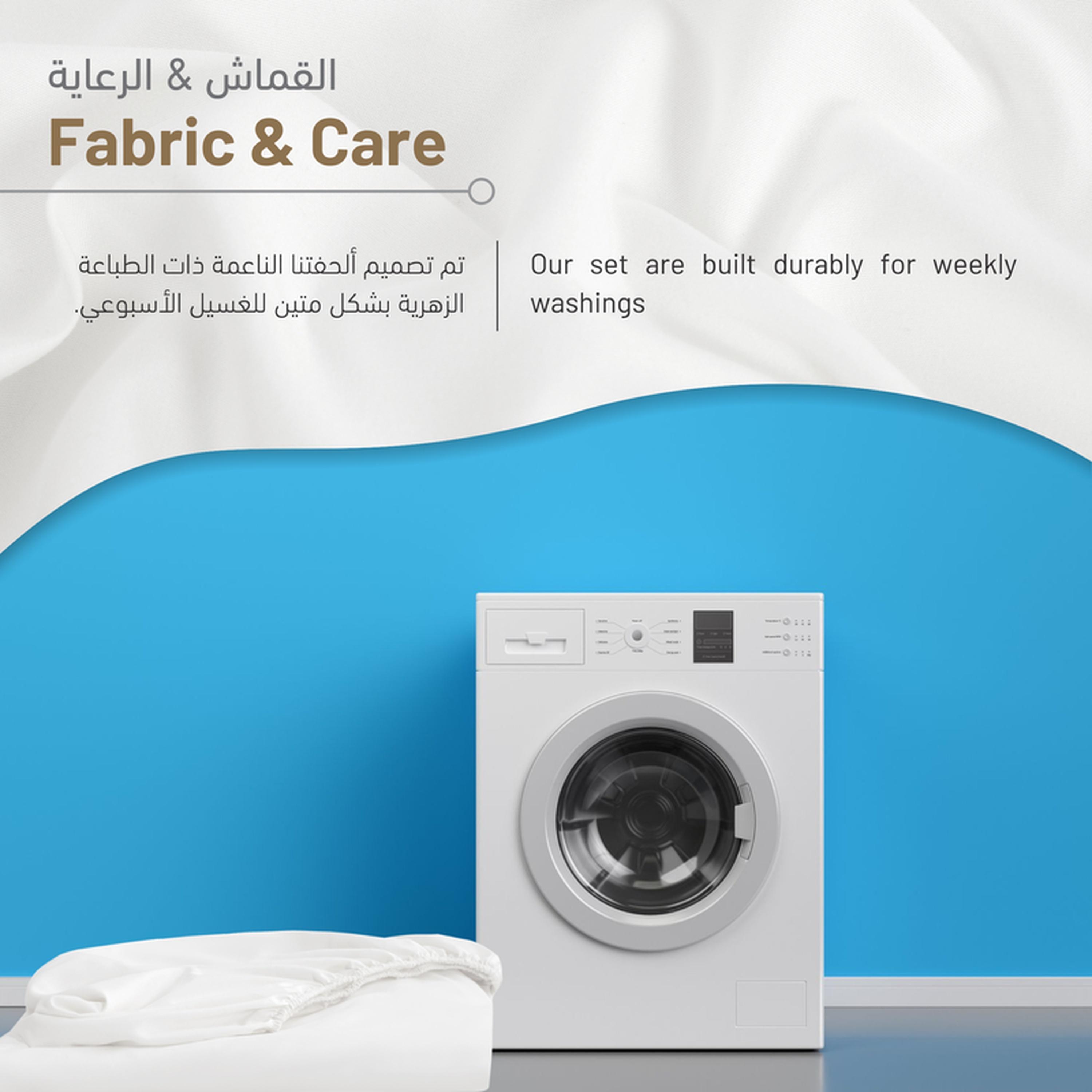 Solid 3-Piece King Fitted Sheet Set - 180x200 cms-household-bedding-sheetsandpillowcases-fittedsheets-image-91