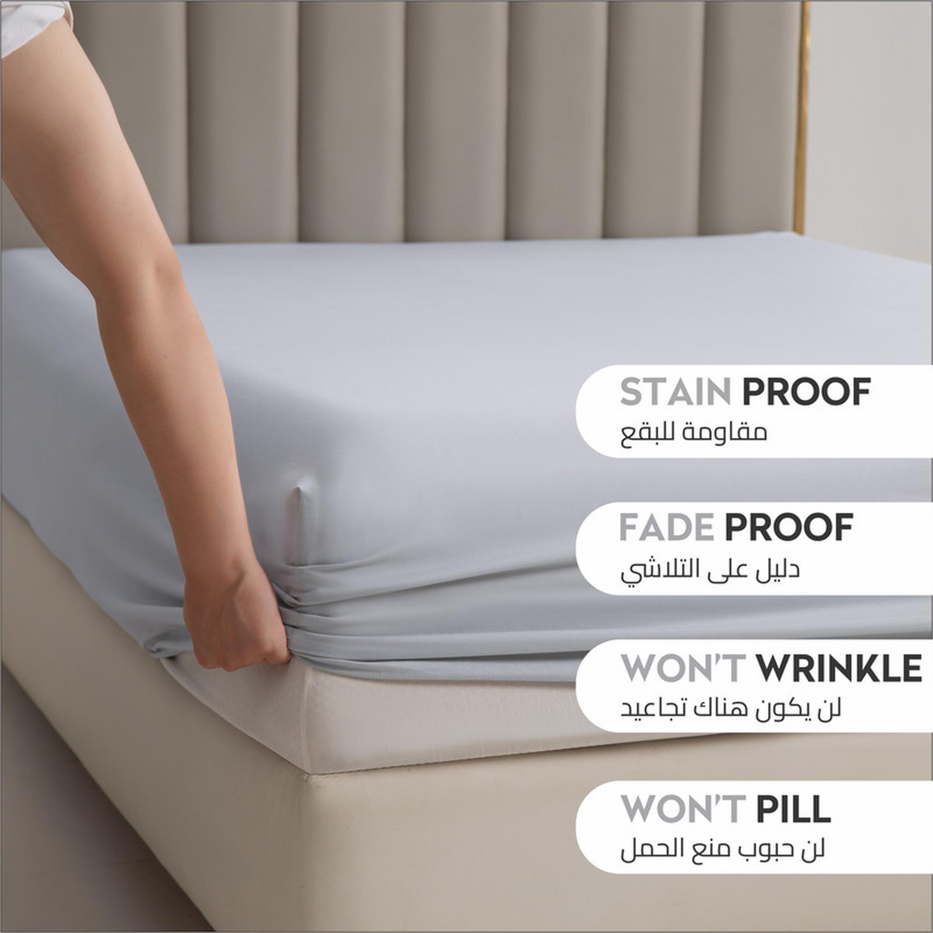 Deep Pocket 2-Piece Single Fitted Sheet Set - 90x190 cms-household-bedding-sheetsandpillowcases-fittedsheets-image-4
