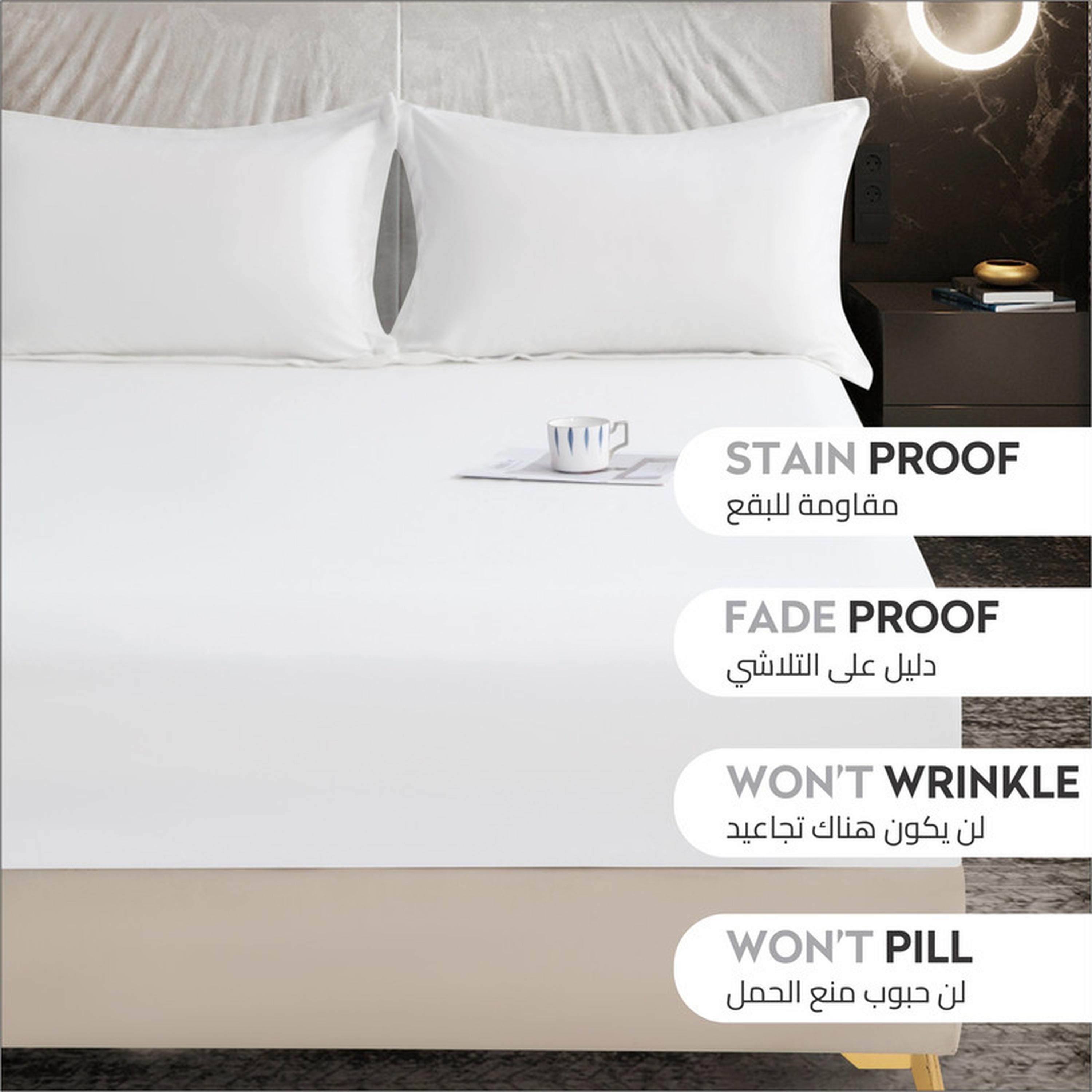 Deep Pocket 2-Piece Single Fitted Sheet Set - 90x190 cms-household-bedding-sheetsandpillowcases-fittedsheets-image-4