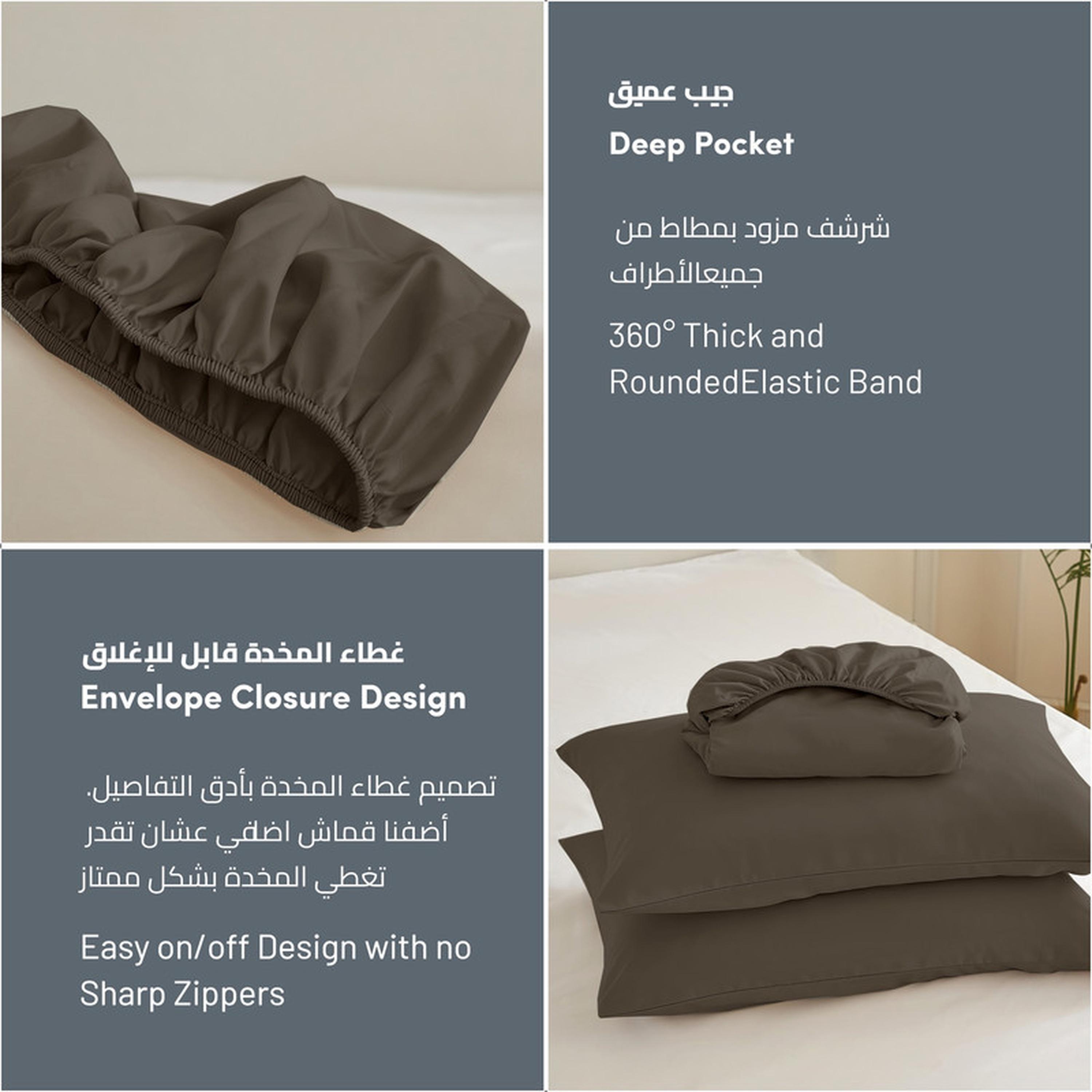 Deep Pocket 2-Piece Single Fitted Sheet Set - 90x190 cms-household-bedding-sheetsandpillowcases-fittedsheets-image-6