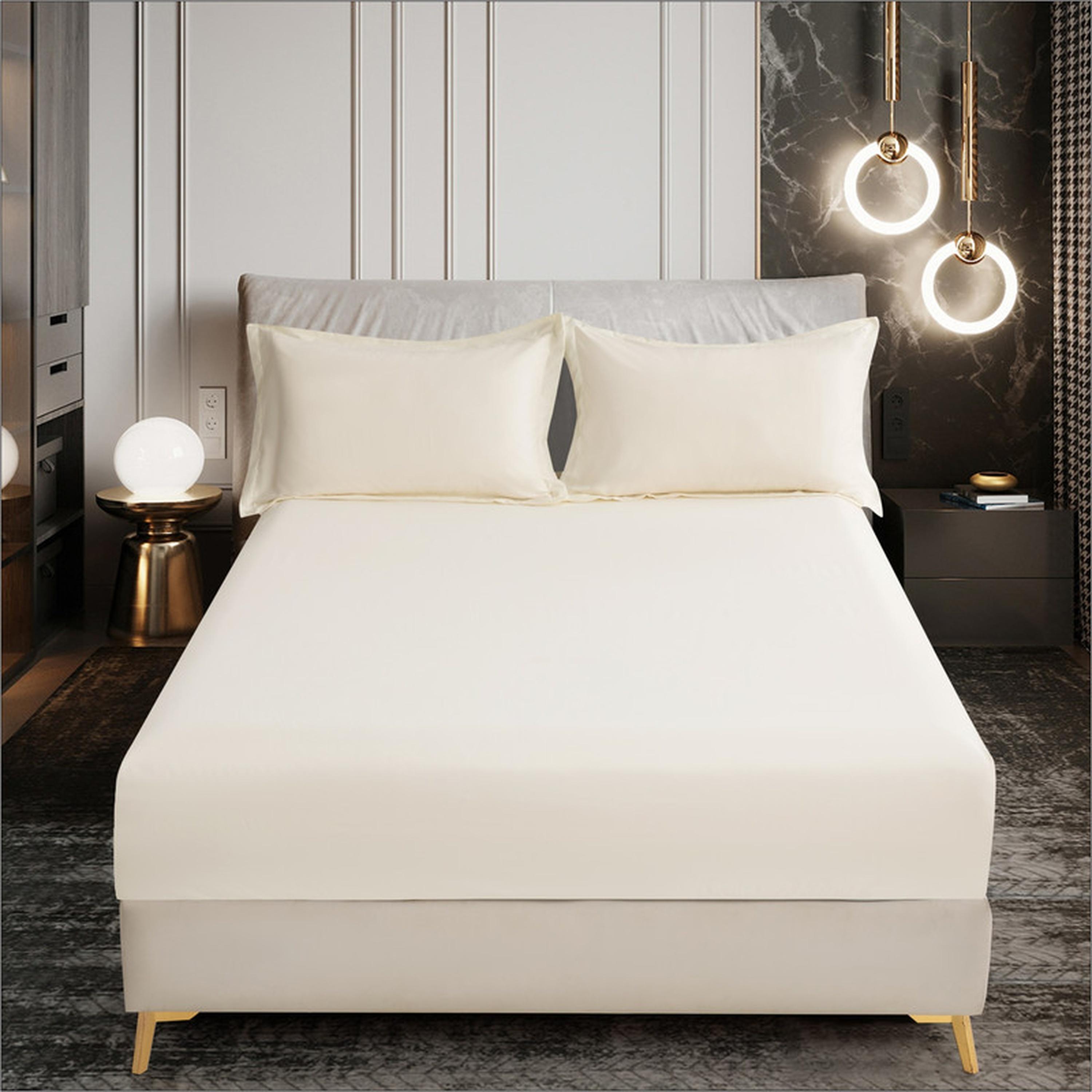 طقم شرشف مطاطي سوبر كينج بجيب عميق 3 قطع من دوناتيلا - 200×200 سم-household-bedding-sheetsandpillowcases-fittedsheets-image-7