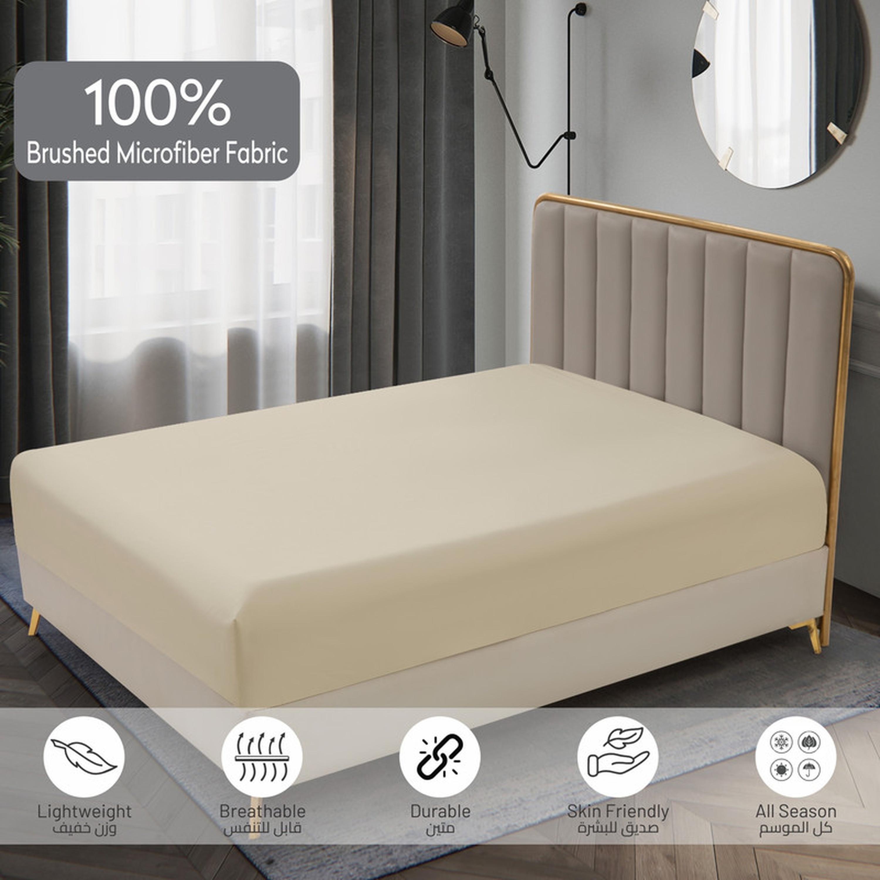 Deep Pocket 2-Piece Twin Fitted Sheet Set - 120x200 cms-household-bedding-sheetsandpillowcases-fittedsheets-image-5