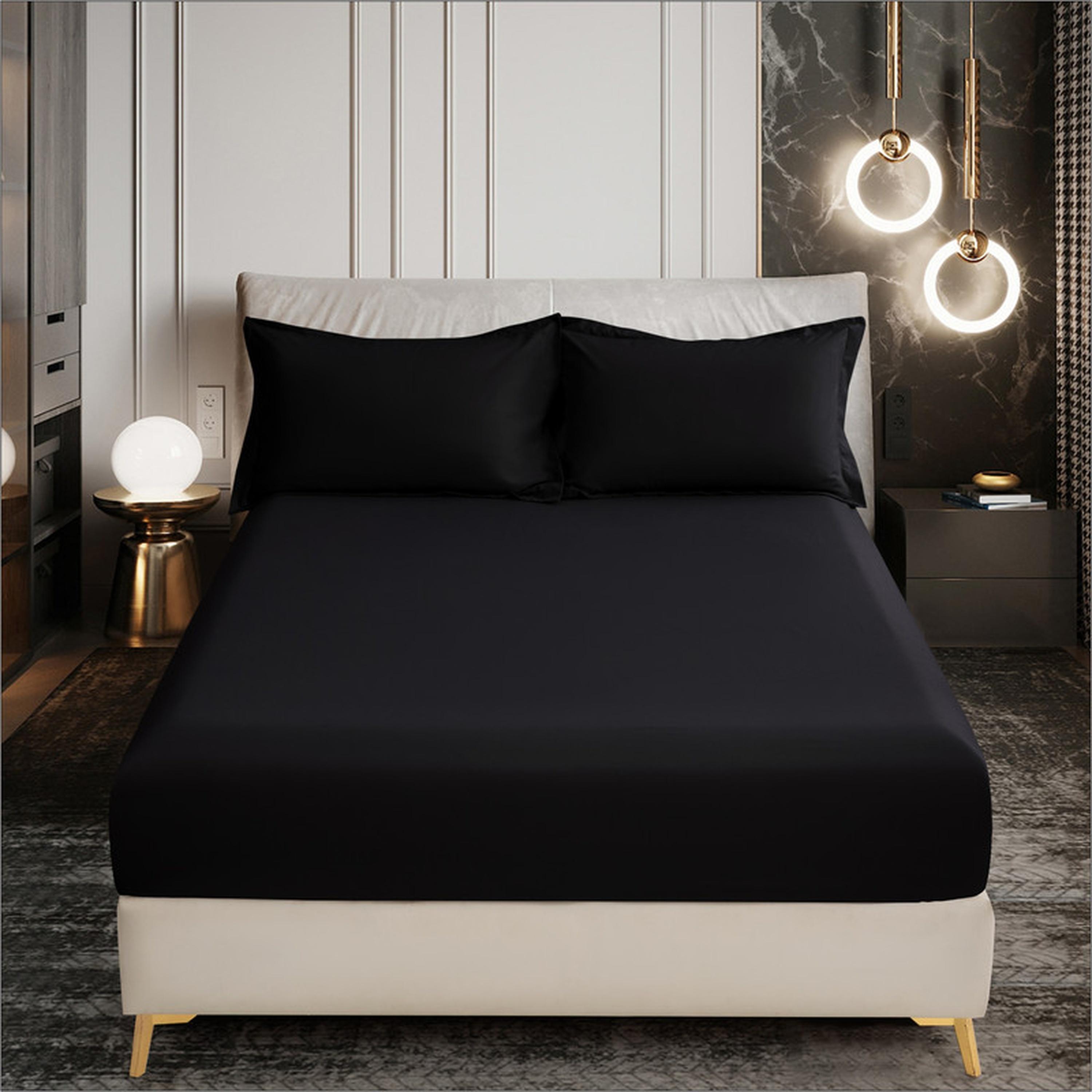Deep Pocket 2-Piece Twin Fitted Sheet Set - 120x200 cms-household-bedding-sheetsandpillowcases-fittedsheets-image-1