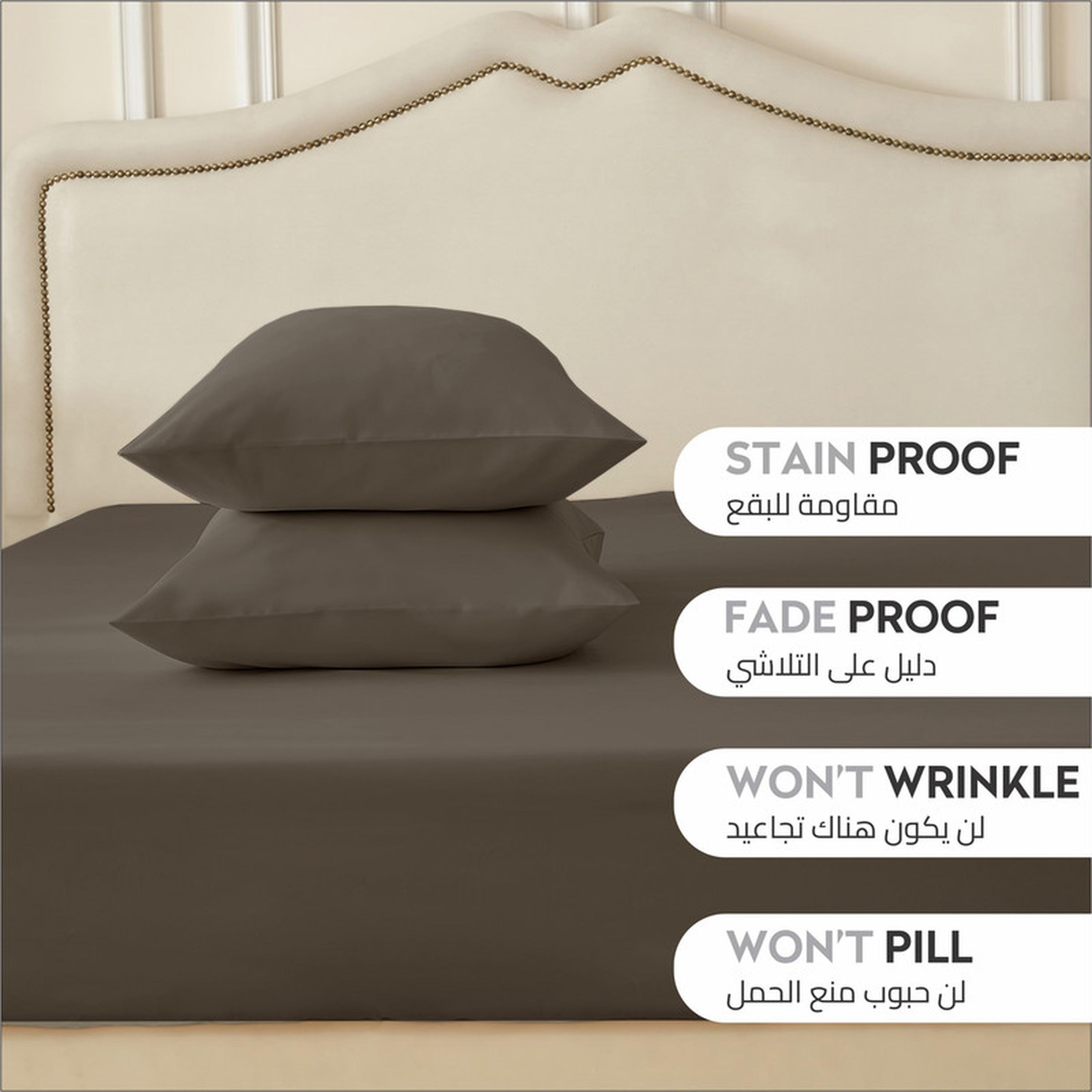 Deep Pocket 2-Piece Twin Fitted Sheet Set - 120x200 cms-household-bedding-sheetsandpillowcases-fittedsheets-image-4