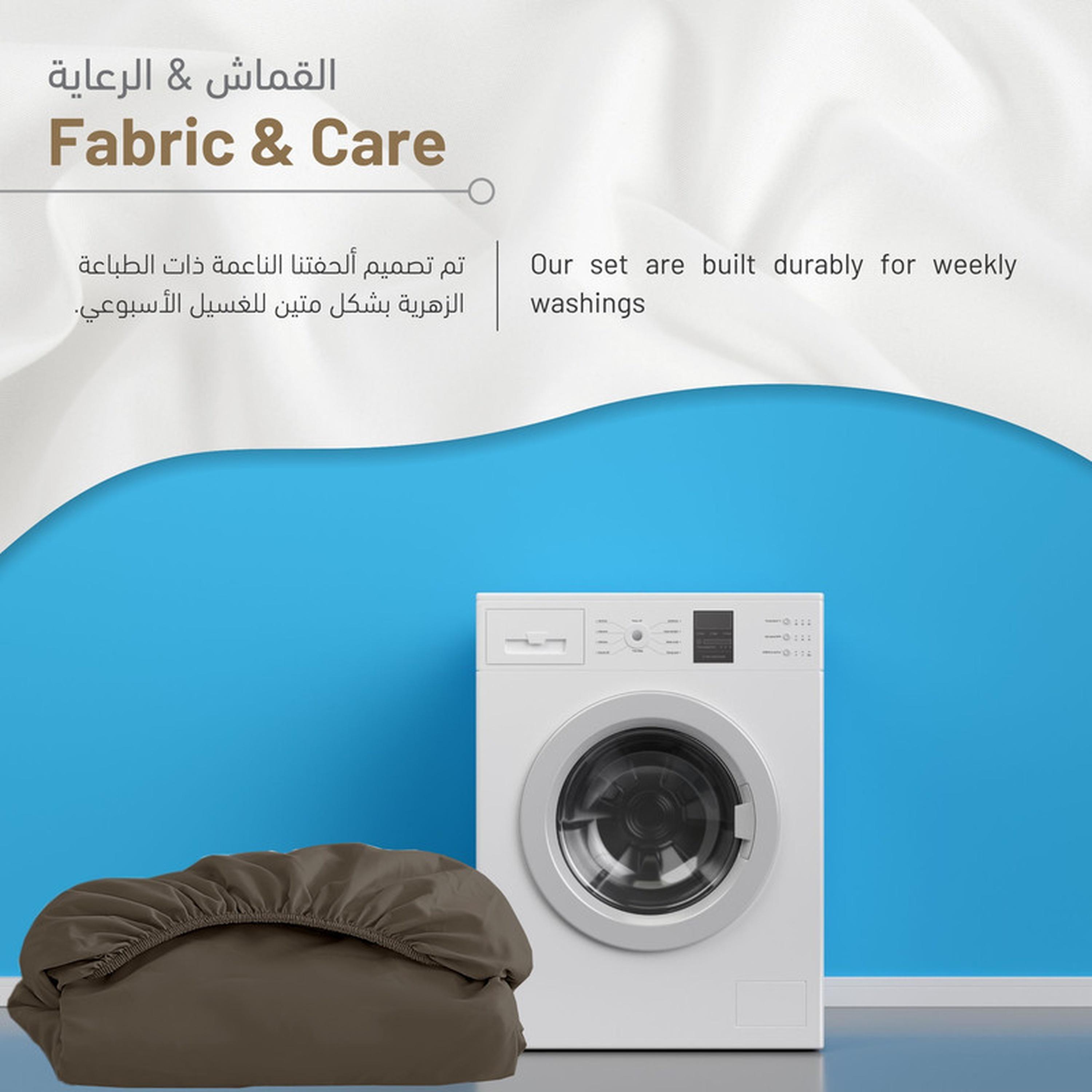 Deep Pocket 2-Piece Twin Fitted Sheet Set - 120x200 cms-household-bedding-sheetsandpillowcases-fittedsheets-image-7