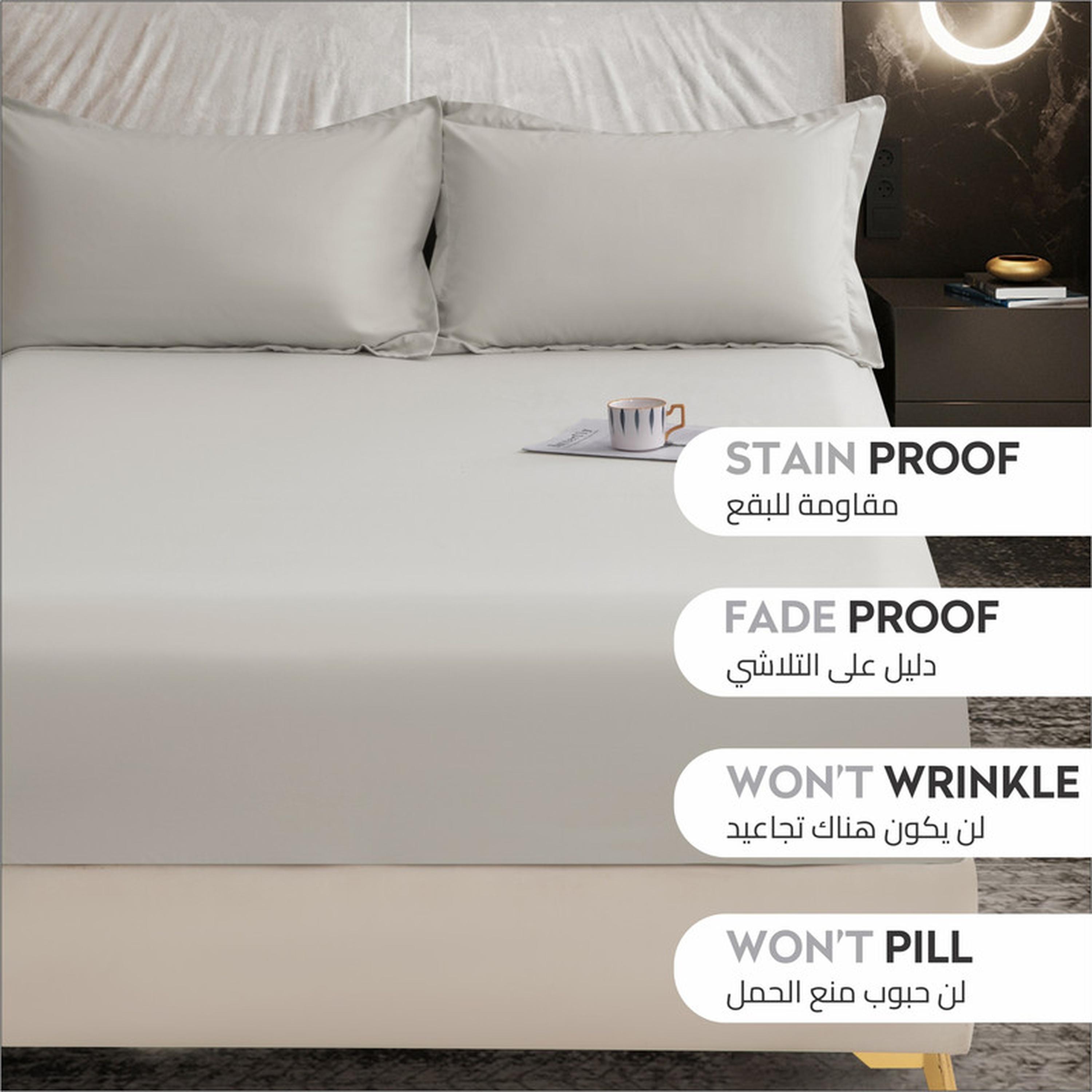 Deep Pocket 2-Piece Twin Fitted Sheet Set - 120x200 cms-household-bedding-sheetsandpillowcases-fittedsheets-image-4