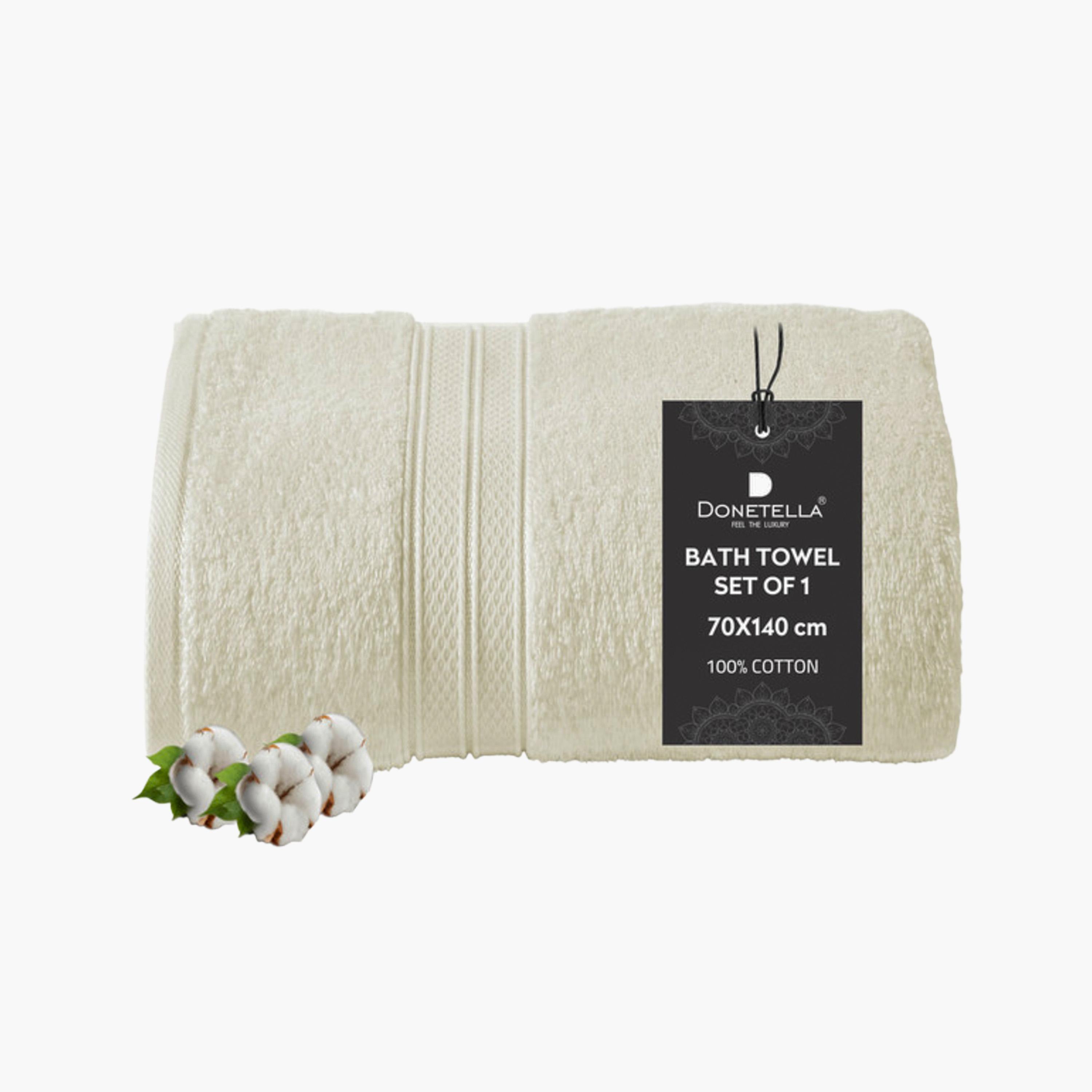 Combed Cotton Bath Towel - 70x140 cms-household-bathandlaundry-bathlinen-towels-image-1