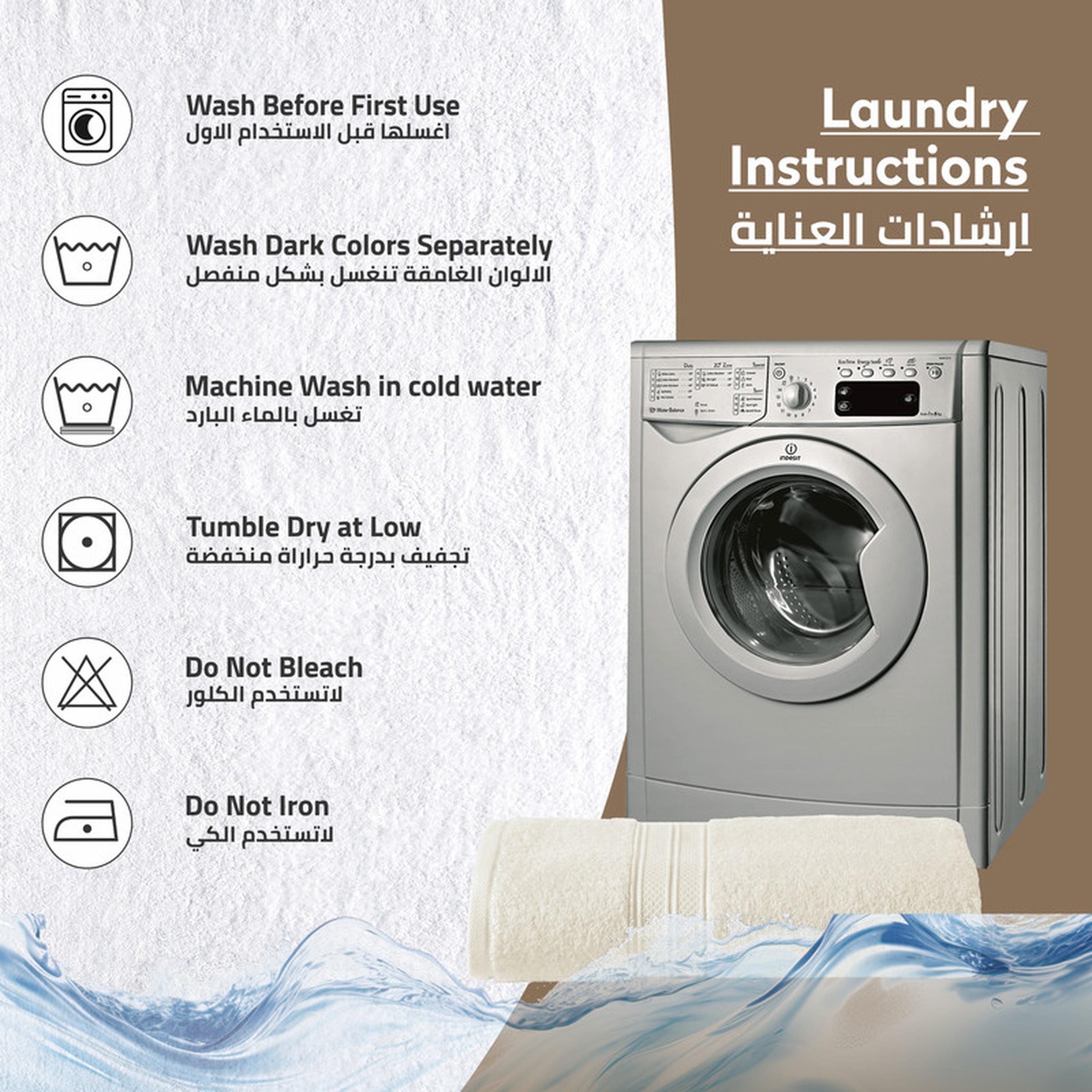 Combed Cotton Bath Towel - 70x140 cms-household-bathandlaundry-bathlinen-towels-image-2