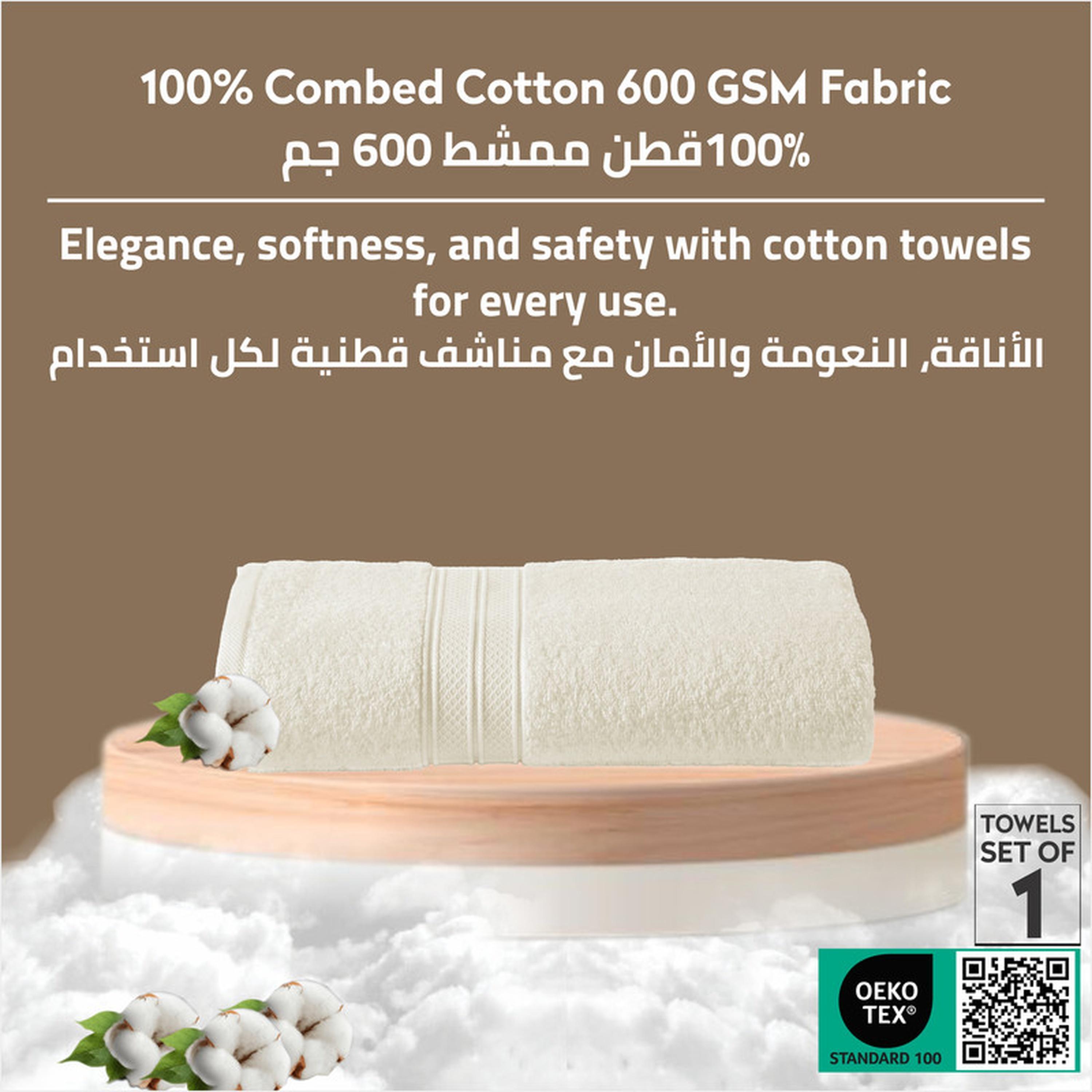 Combed Cotton Bath Towel - 70x140 cms-household-bathandlaundry-bathlinen-towels-image-6