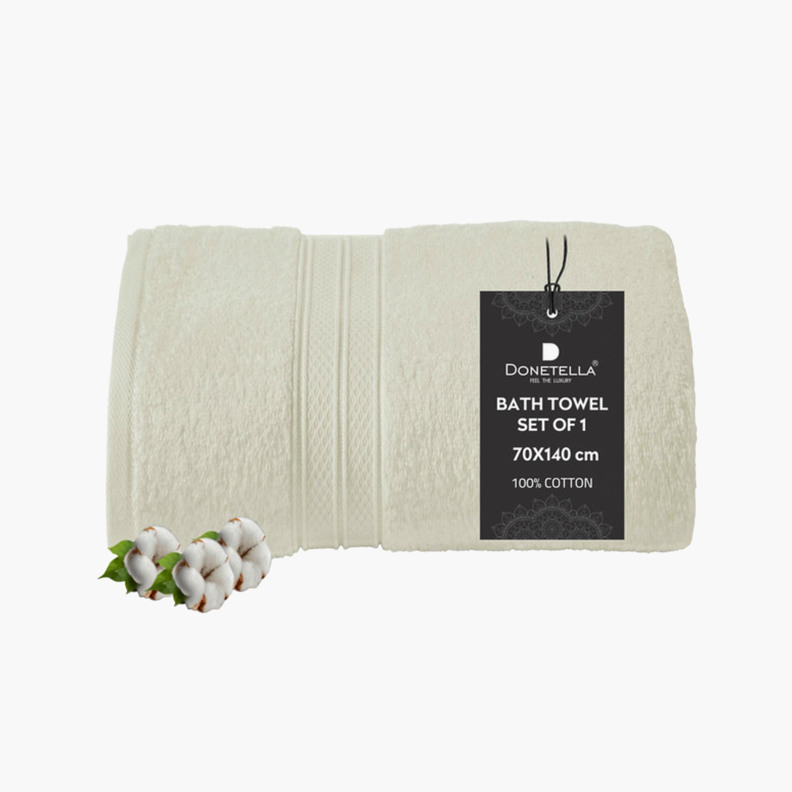 Combed Cotton Bath Towel - 70x140 cms-household-bathandlaundry-bathlinen-towels-image-1