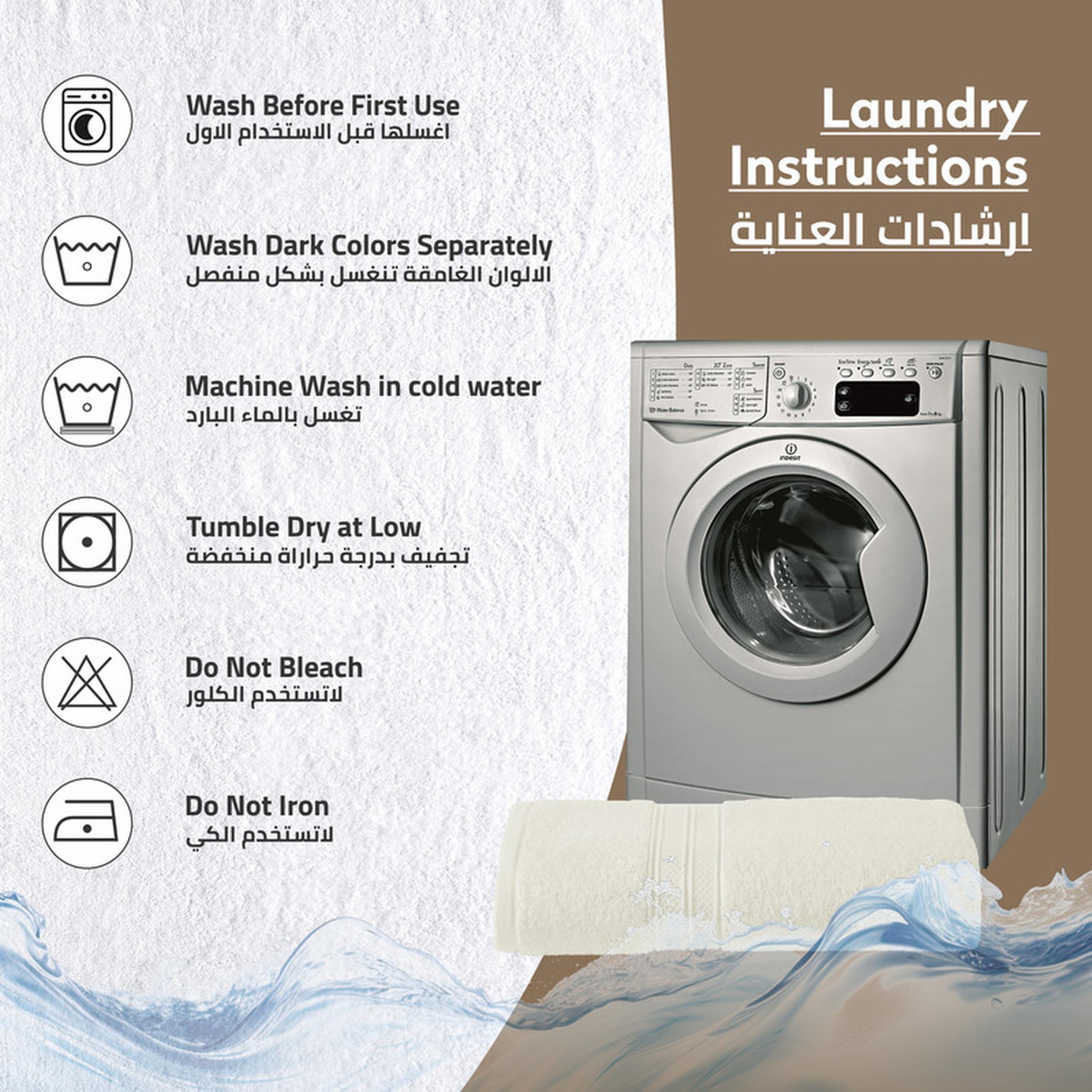 Combed Cotton Bath Towel - 70x140 cms-household-bathandlaundry-bathlinen-towels-image-2