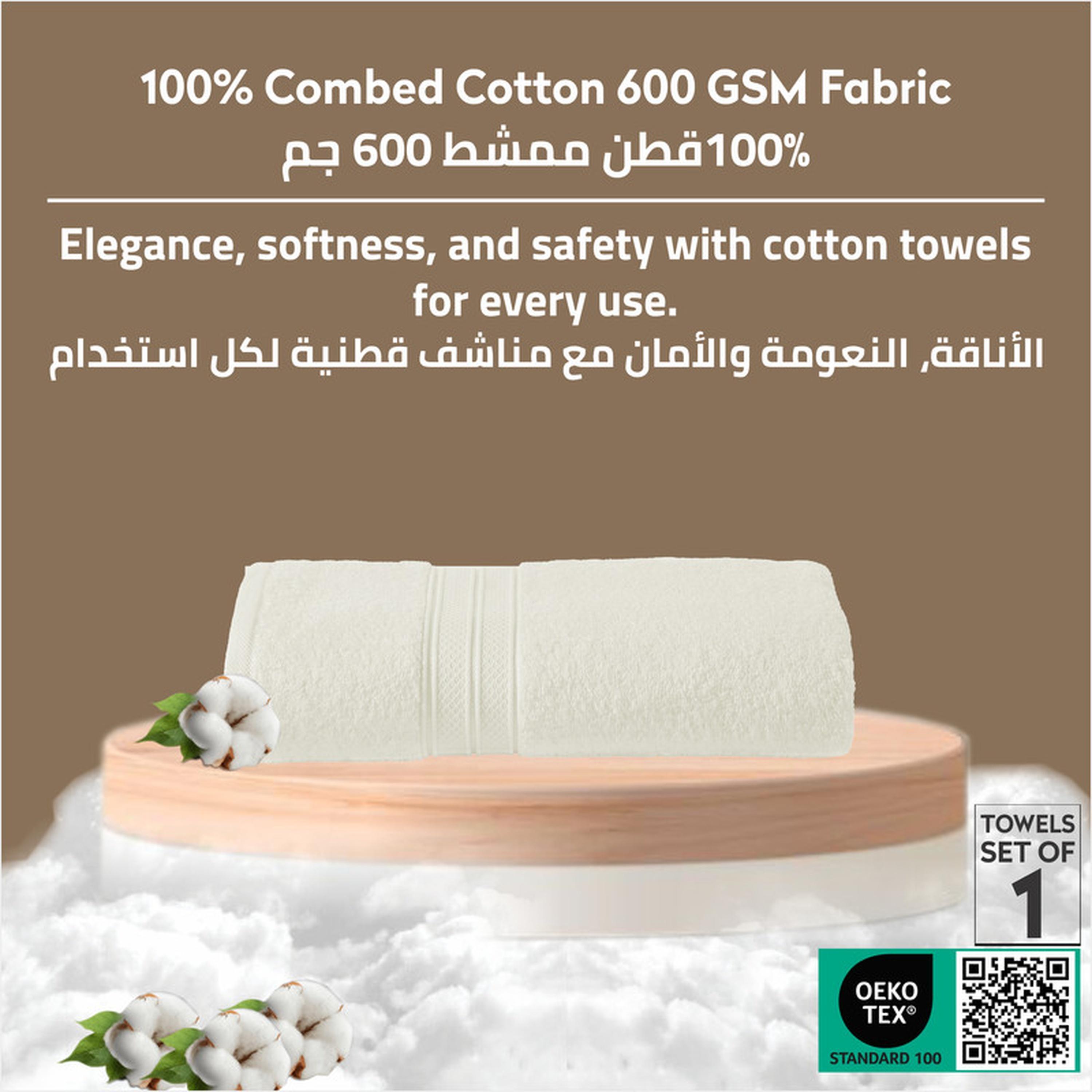Combed Cotton Bath Towel - 70x140 cms-household-bathandlaundry-bathlinen-towels-image-6