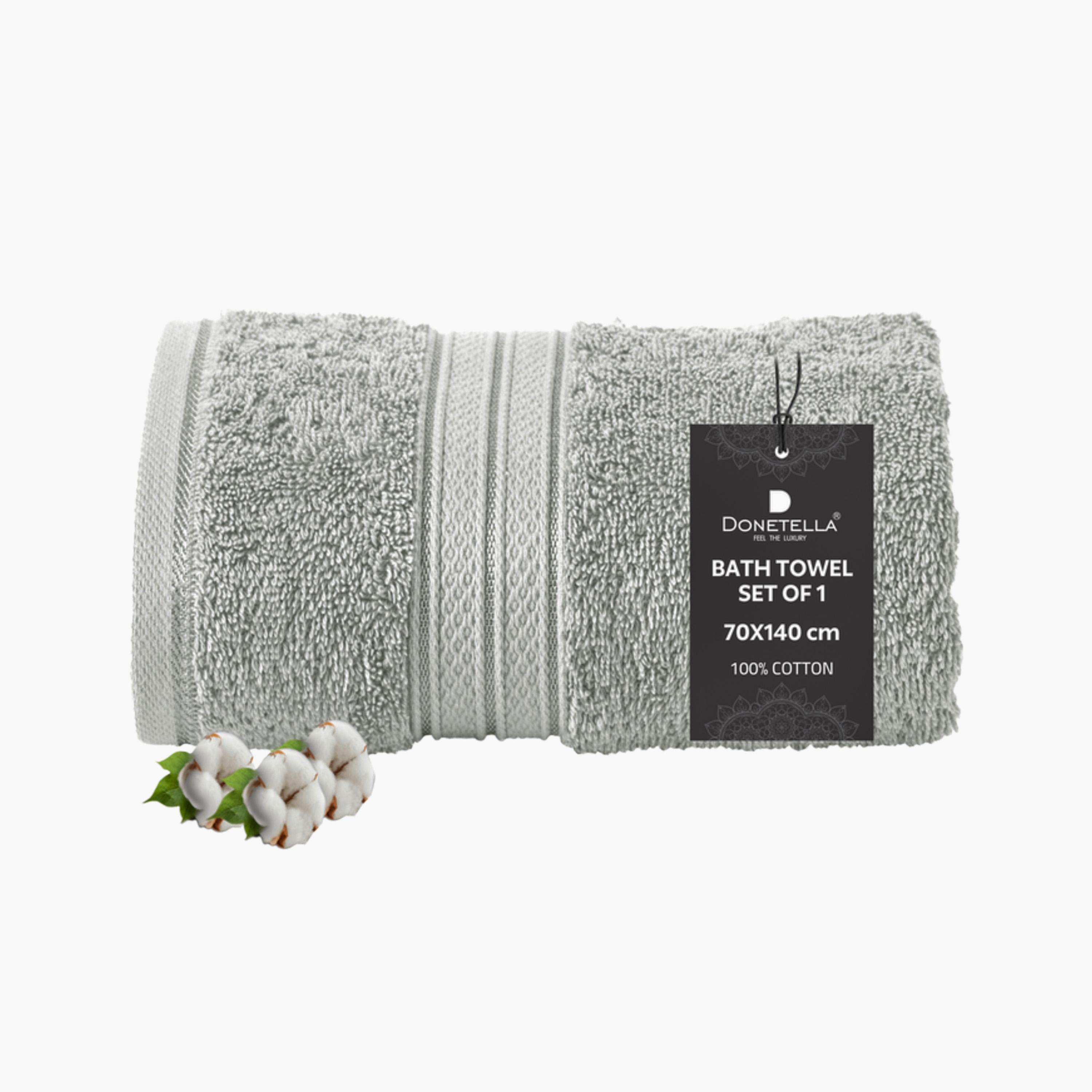 Combed Cotton Bath Towel - 70x140 cms-household-bathandlaundry-bathlinen-towels-image-1